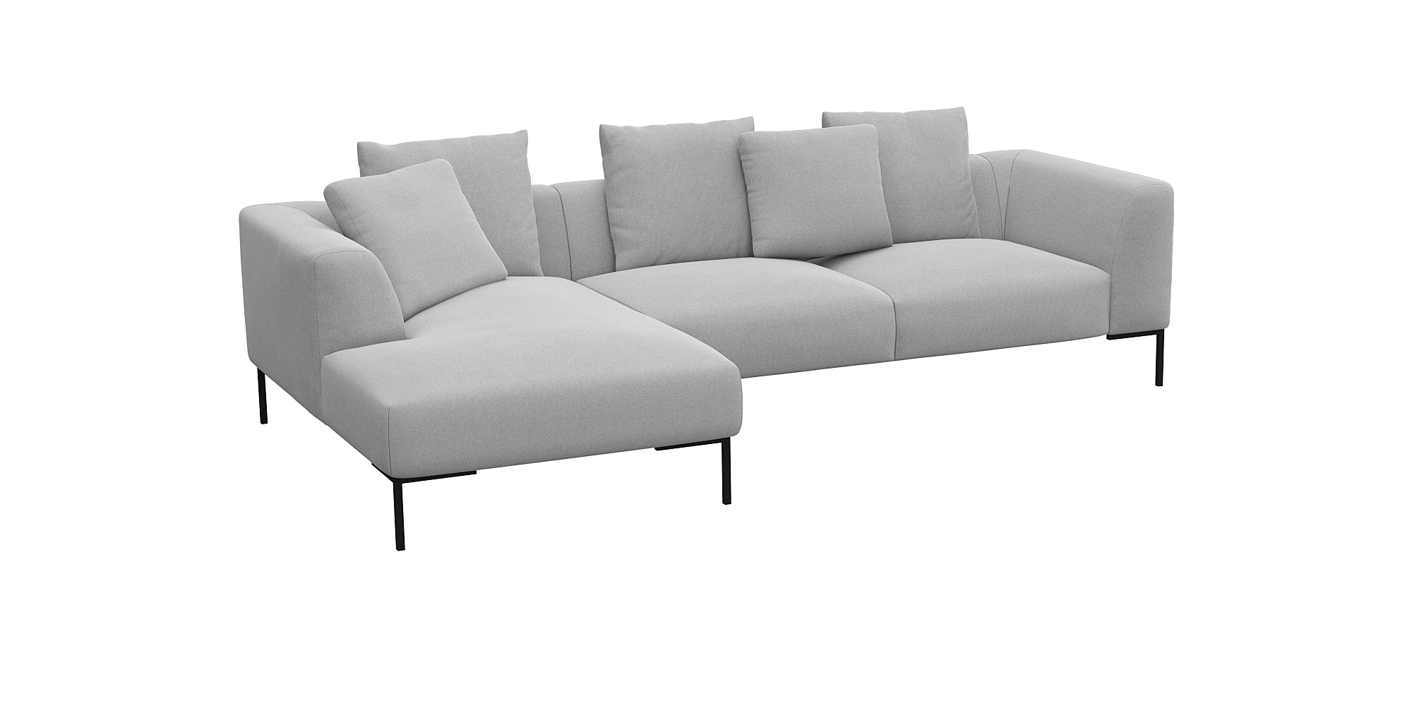 FLEXLUX Ecksofa "Sava Designsofa, bequem und komfortabel, L-Form", Taschenf günstig online kaufen