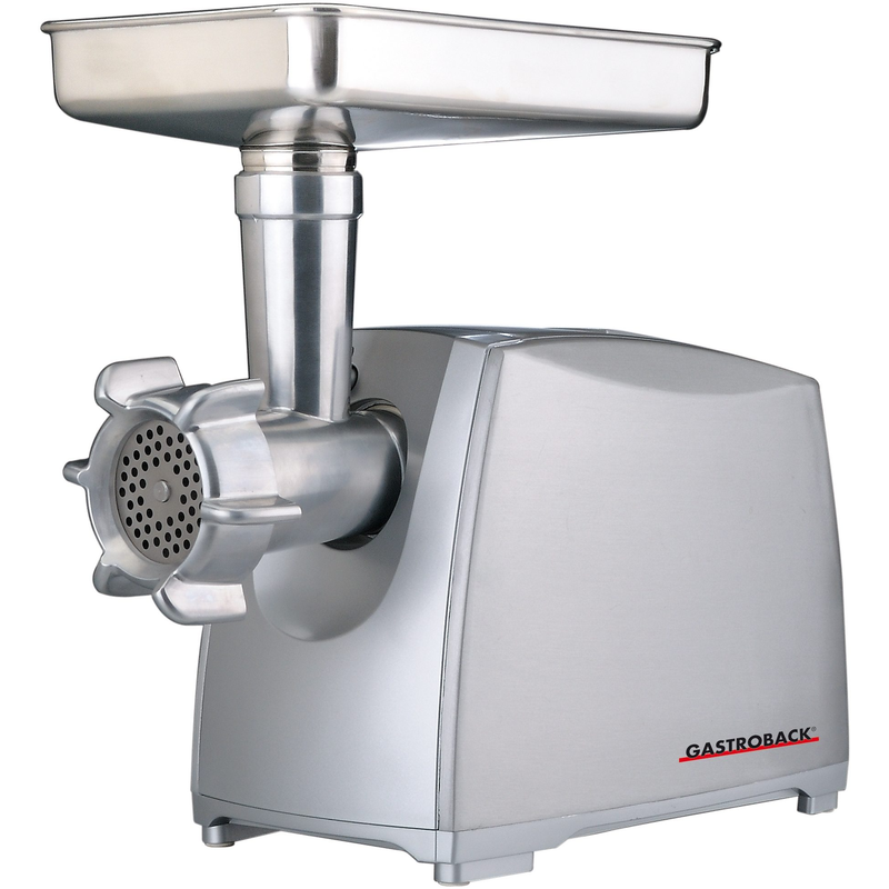 GASTROBACK Fleischwolf »Design Pro M 41408« 600 W Aluminiumdruckguss-Gehäuse silberfarben