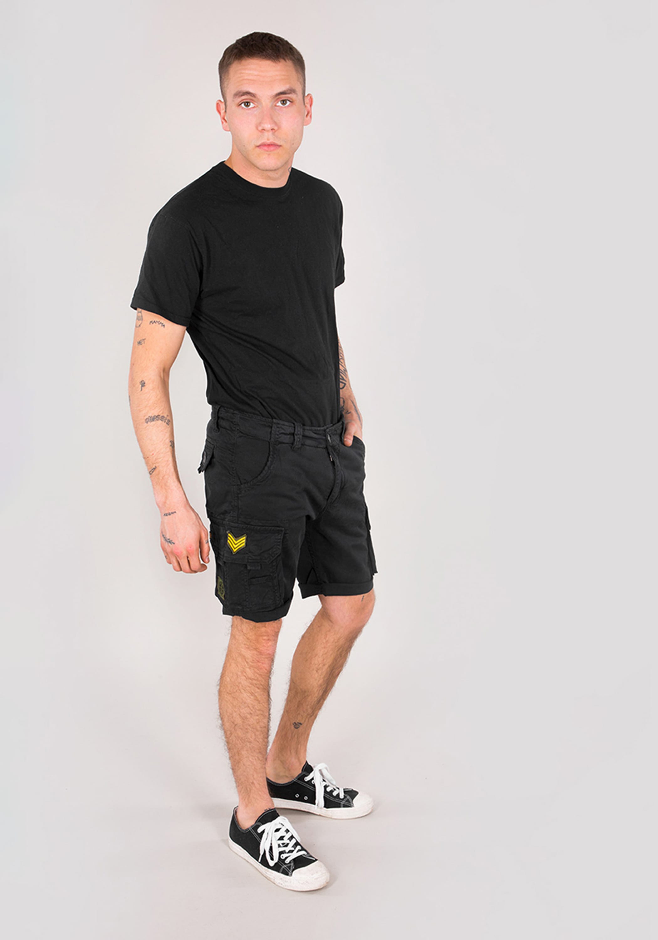 4. Bild von Alpha Industries Shorts »ALPHA INDUSTRIES Men - Shorts Crew Short Patch«