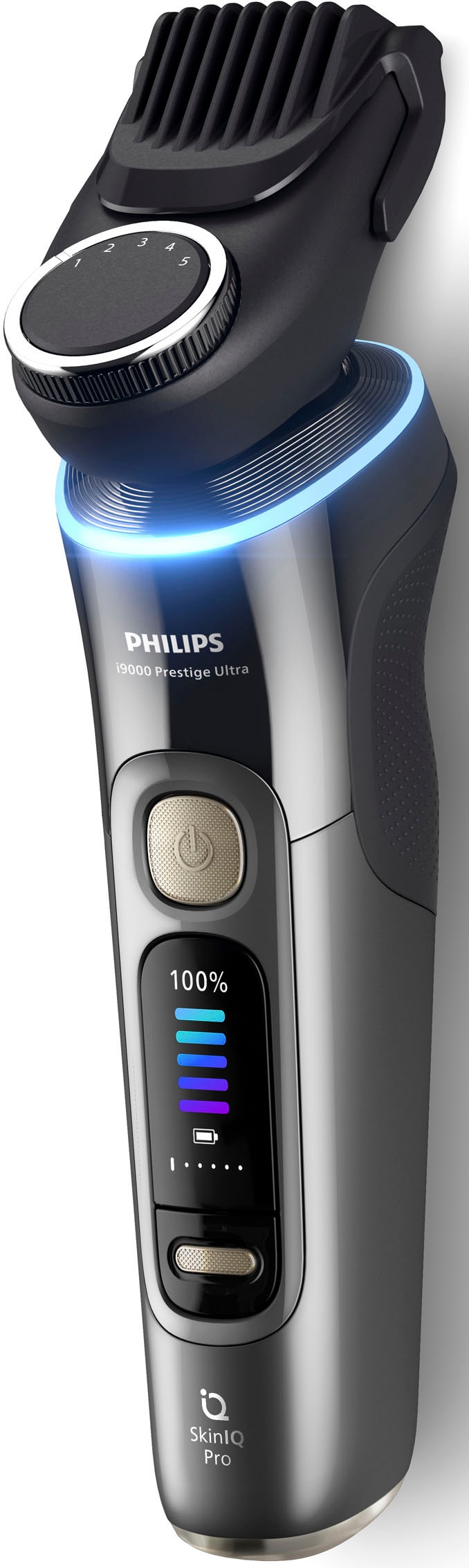 Philips Elektrorasierer »Series i9000 Prestige Ultra XP9402/31«, 1 St. Aufsätze, mit SkinIQ Technologie, inkl. Ladestand, Reiseetui, 1 Kartusche