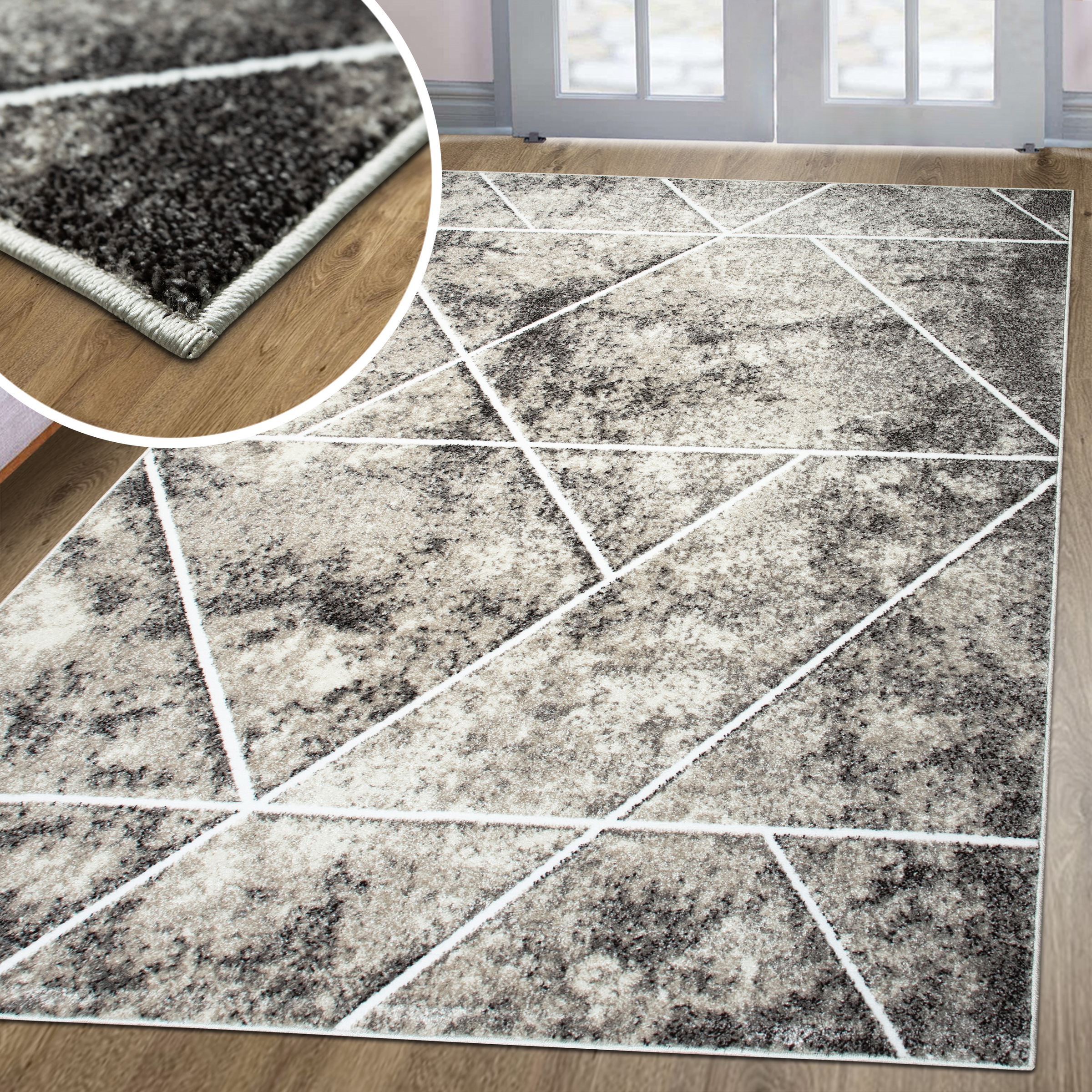 my home Teppich »Kimly«, rechteckig, 9 mm Höhe, mit besonders weichem Flor, günstig online kaufen