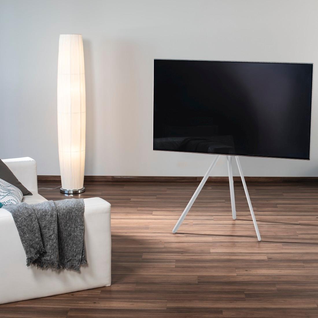Hama TV-Standfuß »TV Stand "Staffelei-Design", 191 cm (75“), Weiß«, VESA 300 x 200, 300 x 300, 400 x 200, 400 x 300, 400 x 400, 600 x 400