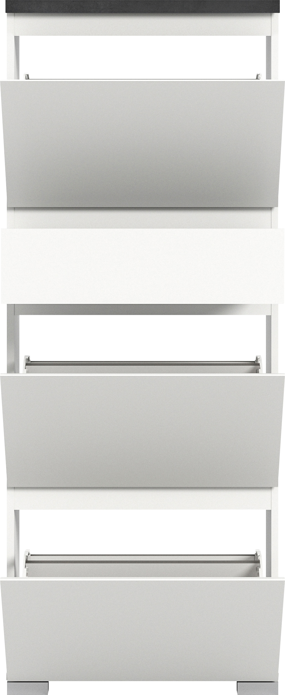 INOSIGN Schuhschrank »Skoskap, Tiefe 27cm, 3 Klappen, 1 Schubkasten, Platz für 9 Schuhpaare«, Schuhkipper, Schuhkommode, Schuhregal, Kommode, Anrichte