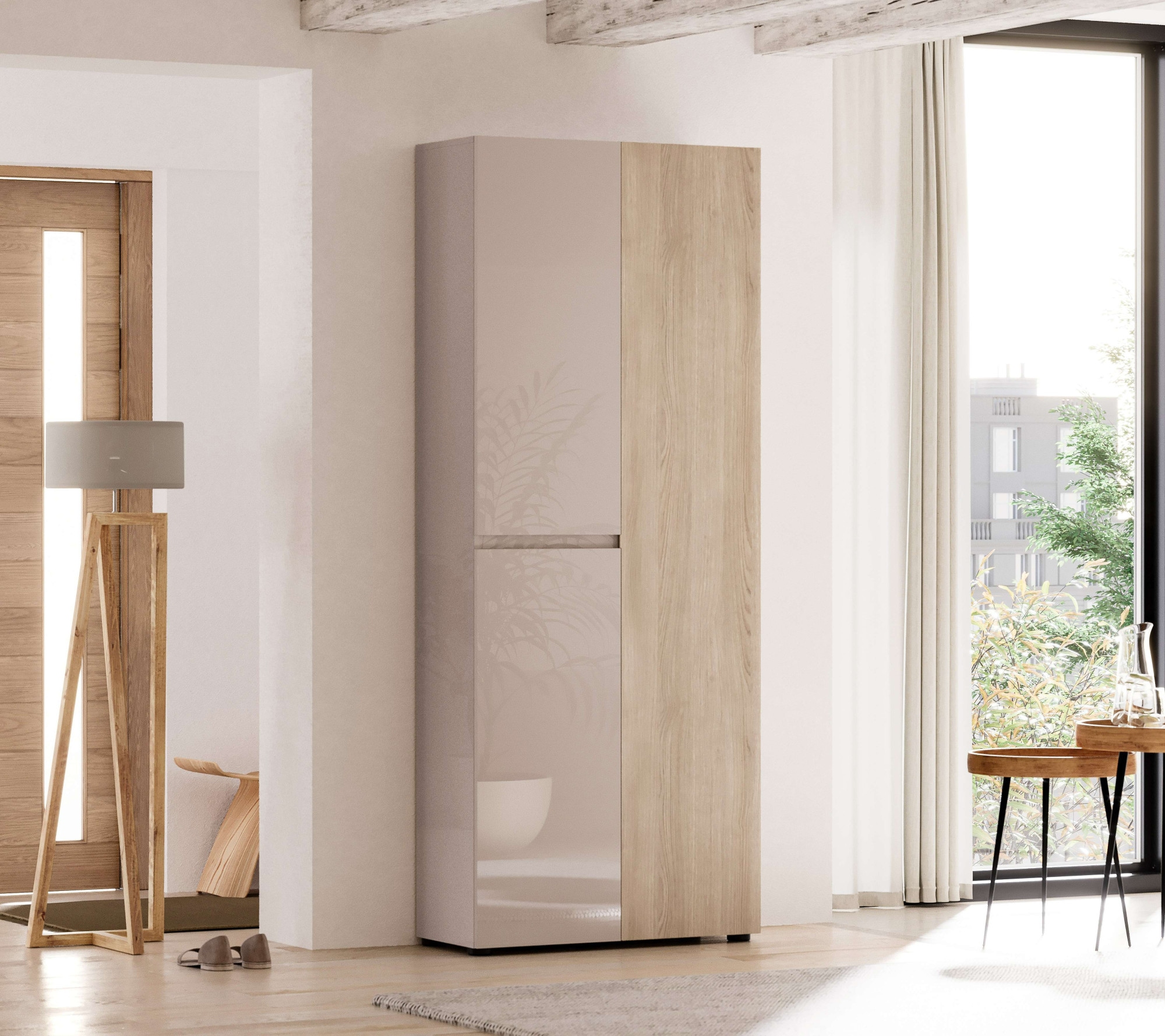 INOSIGN Schuhschrank »LADY, Schuhkommode,Schuhmöbel,Schuhablage,Schuhregal« 10 Einlegeböden,12 Fächer,ca. 36 Paar Schuhe-Maße: B/T/H:80x34x200 cm