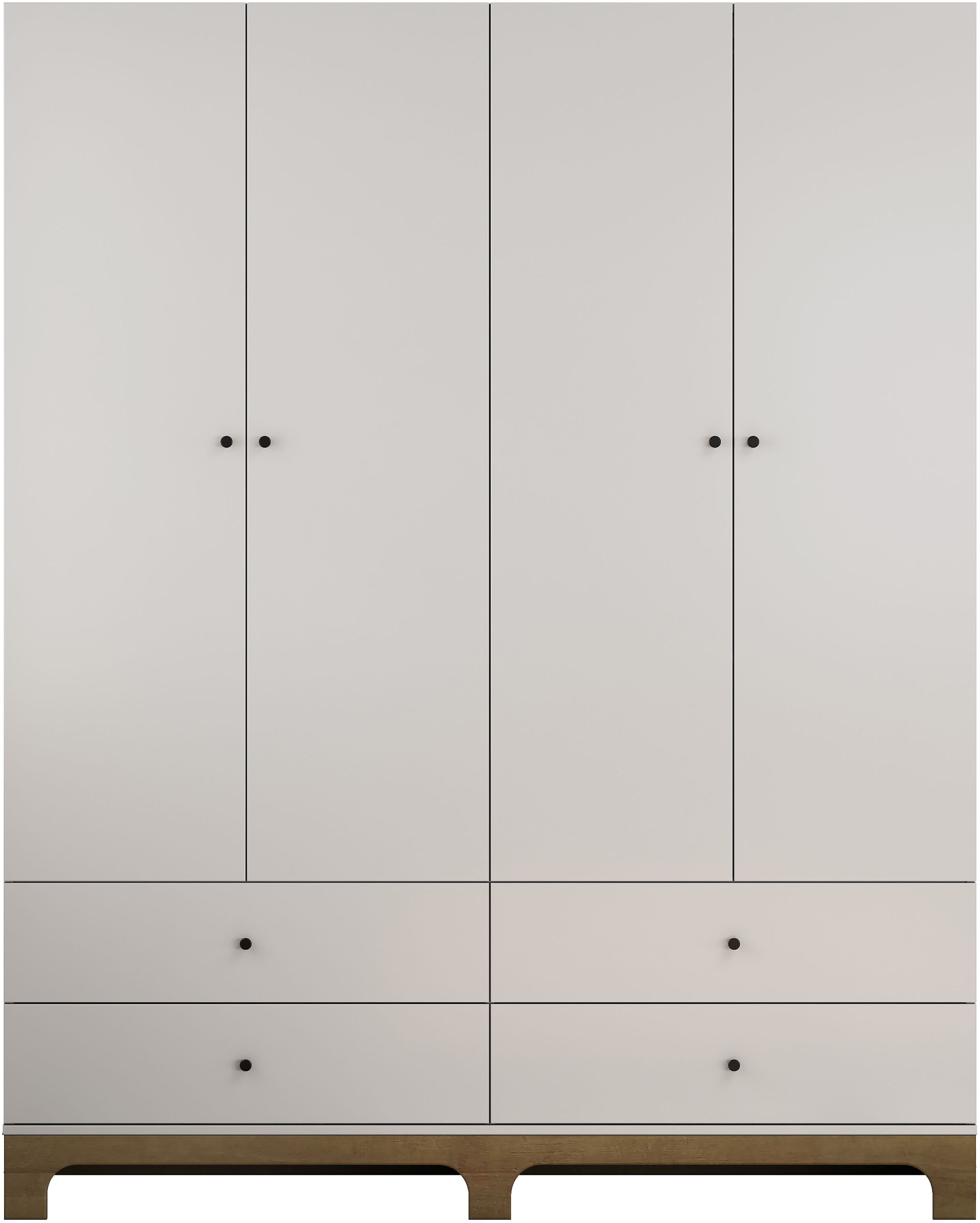 OTTO home Kleiderschrank »Oslo Schlafzimmerschrank Garderobe weiß Landhaus Bestseller«