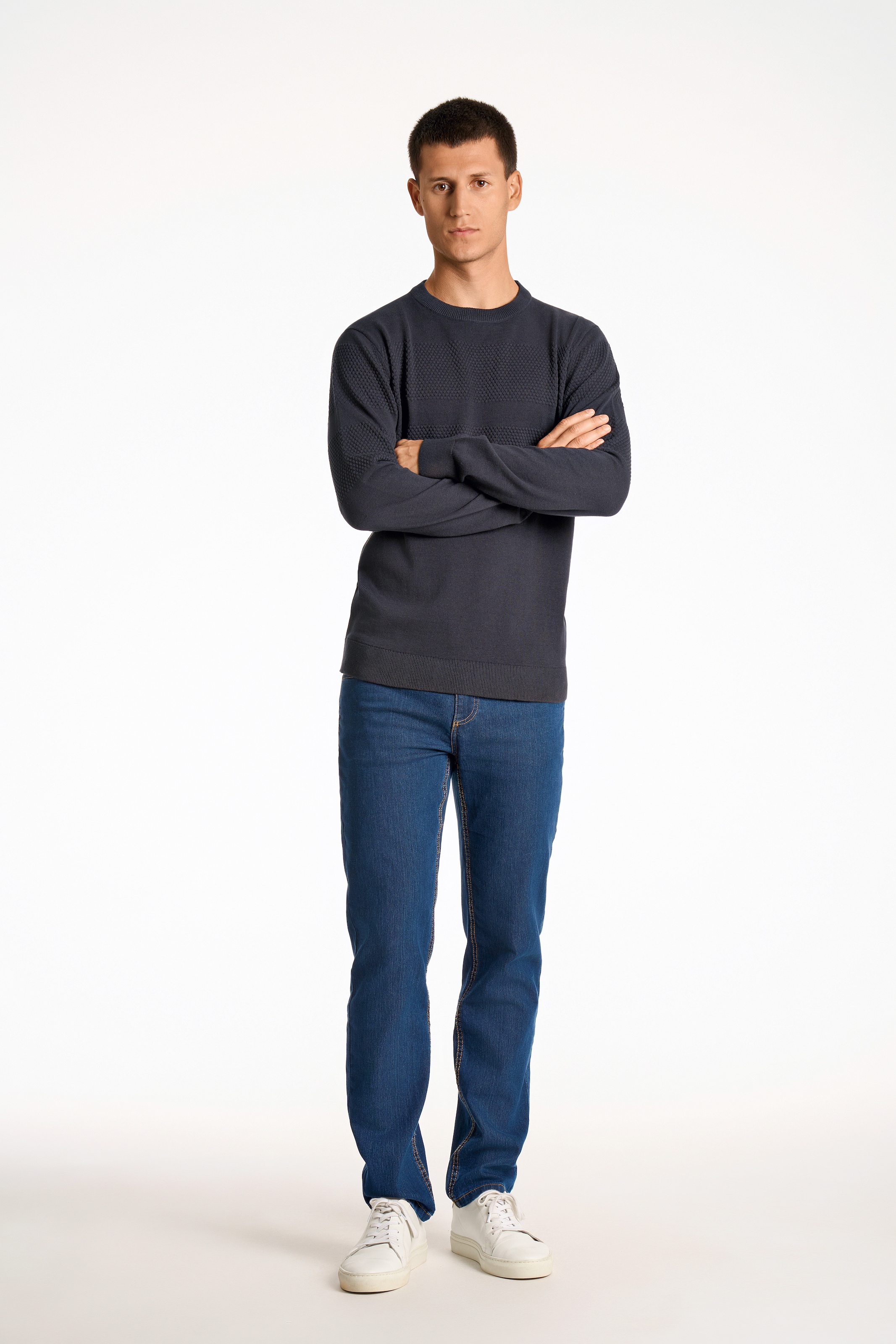 LINDBERGH Strickpullover, mit Struktur