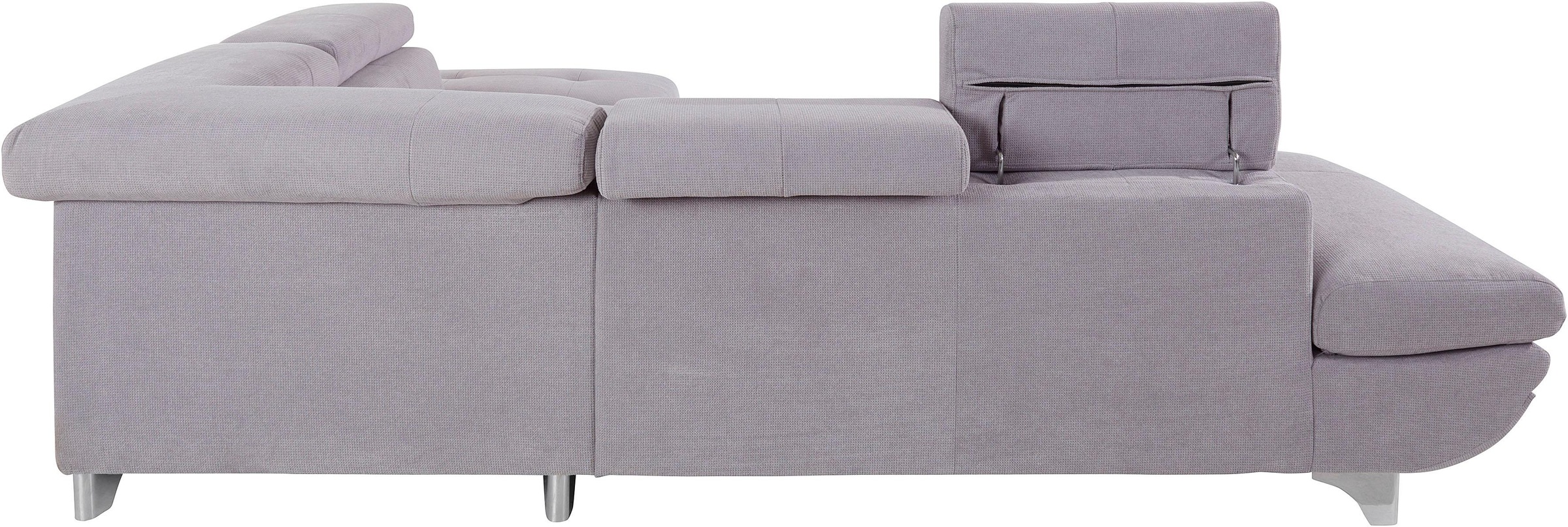 COTTA Ecksofa »Enterprise L-Form«, mit Arm- & Kopfteilverstellung, wahlweise mit Bettfunktion