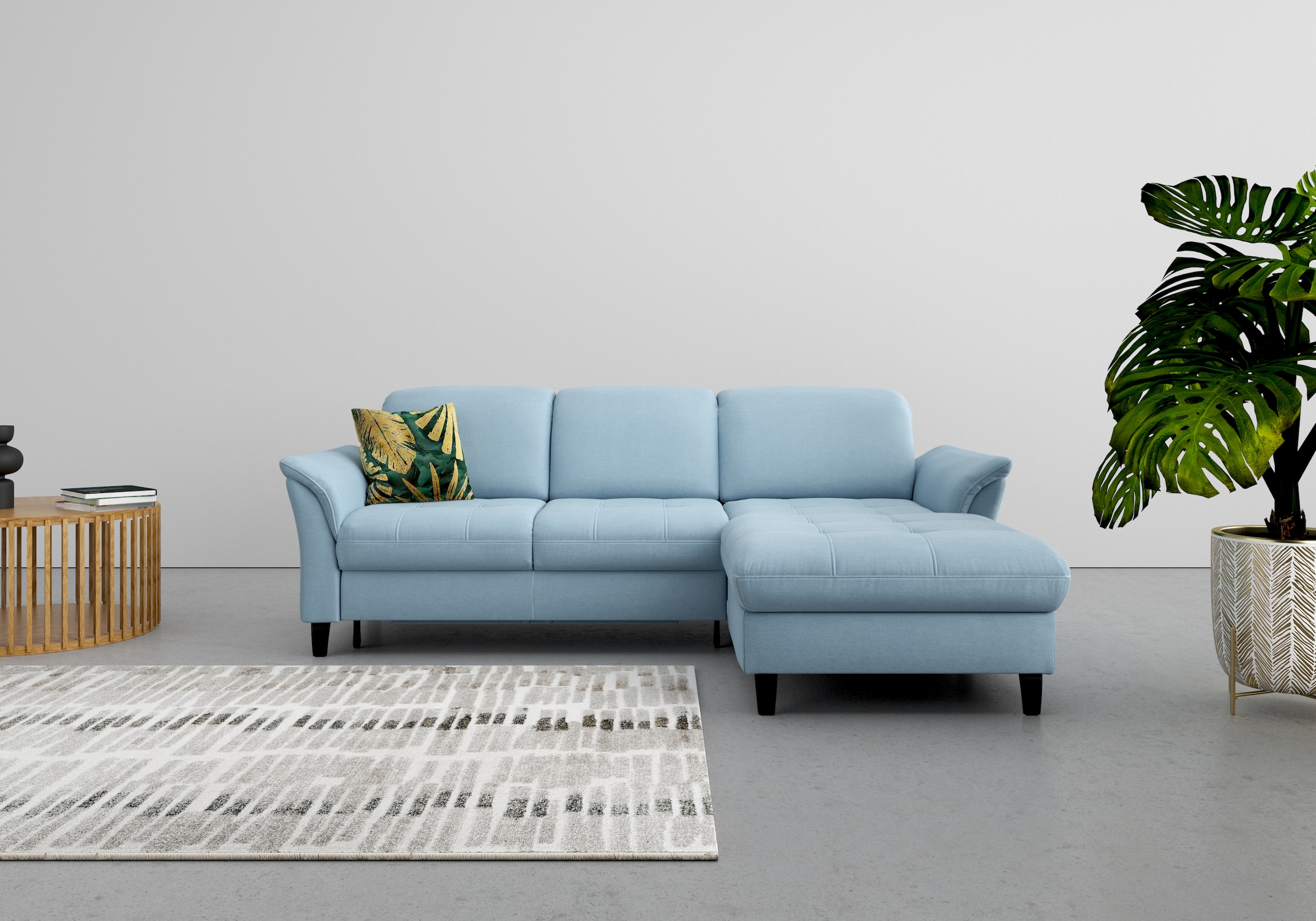 sit&more Ecksofa »Maggiore L-Form« wahlweise mit Kopfteilverstellung, Bettf günstig online kaufen