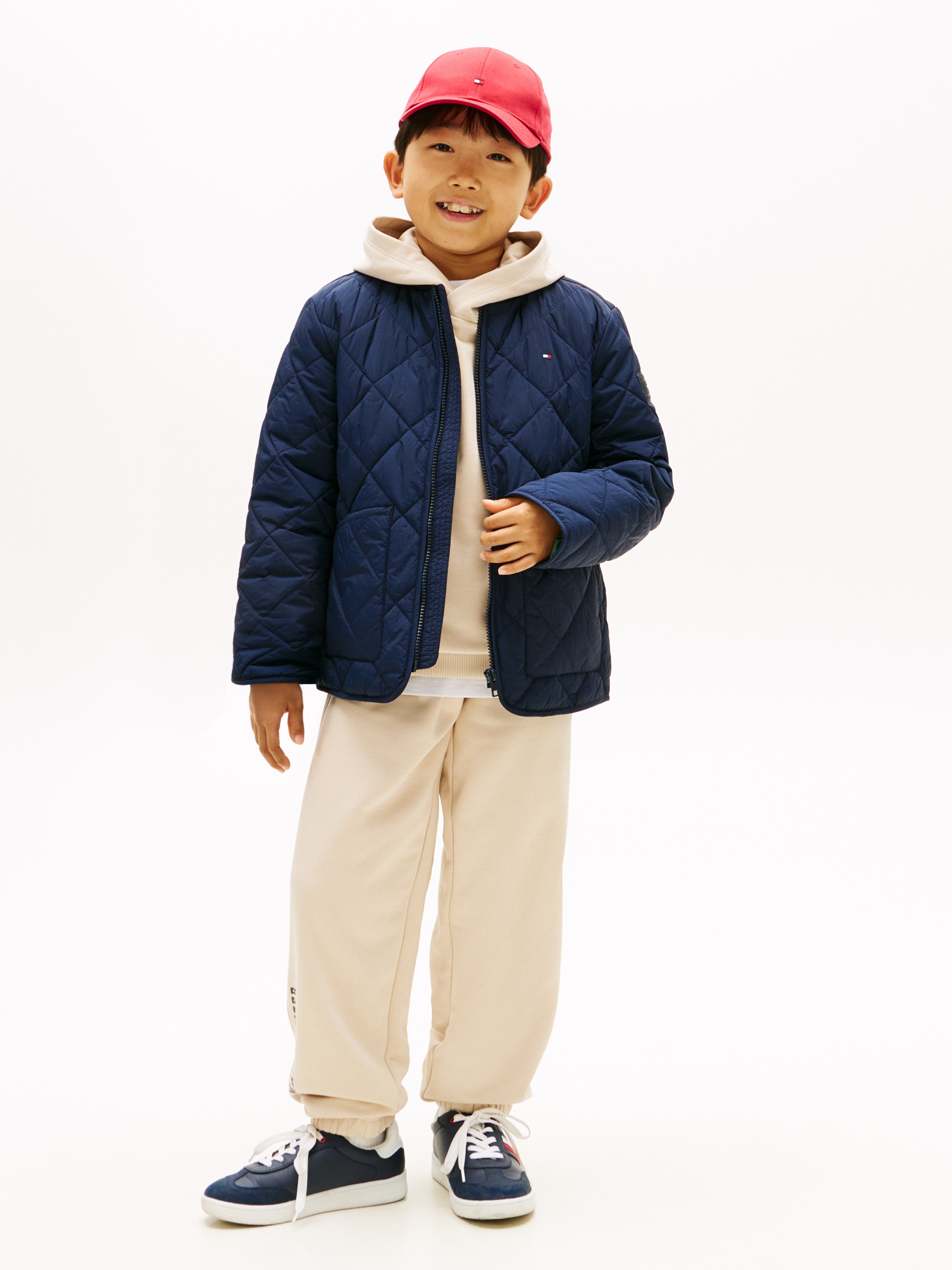 Tommy Hilfiger Steppjacke »QUILTED LIGHT WEIGHT JACKET« ohne Kapuze Kinder bis 16 Jahre, regular fit