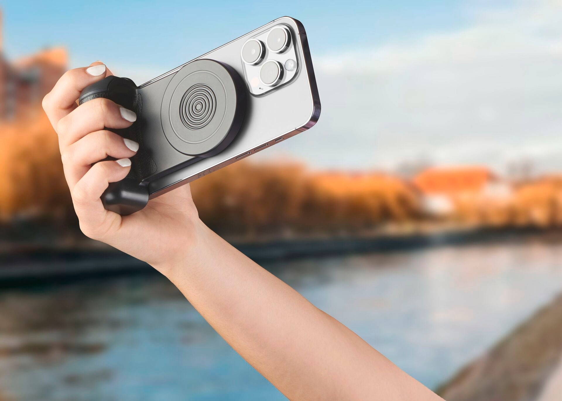 Cellularline Handy-Halterung »Pics Mag Universal Bluetooth Selfie Holder«