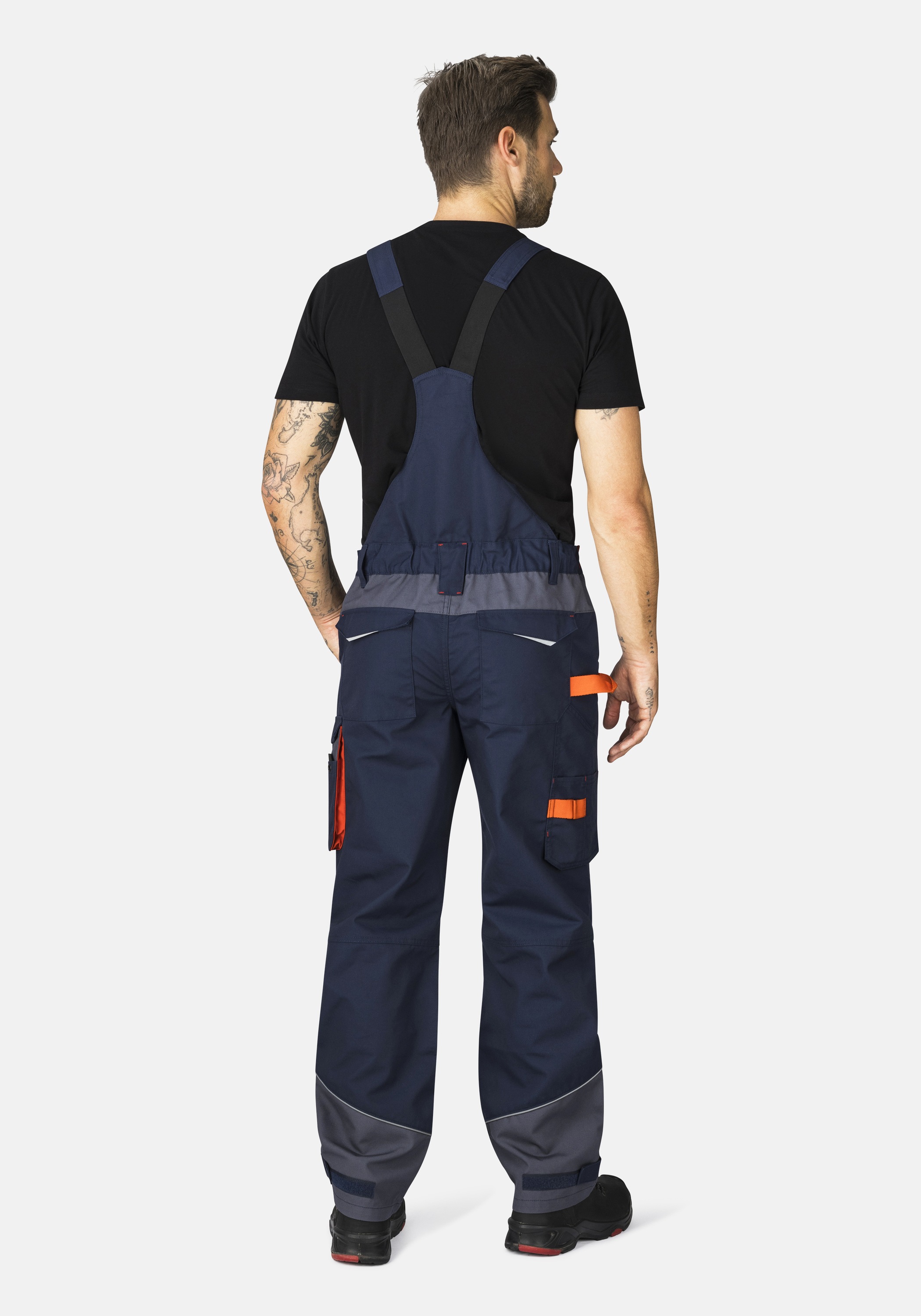 HERO by John Medoox Arbeitslatzhose »EDMONTON Pro Workwear Arbeits-Cargo-Latzhose«, Arbeits-Cargo-Latzhose Funktionsqualitätfür Herren