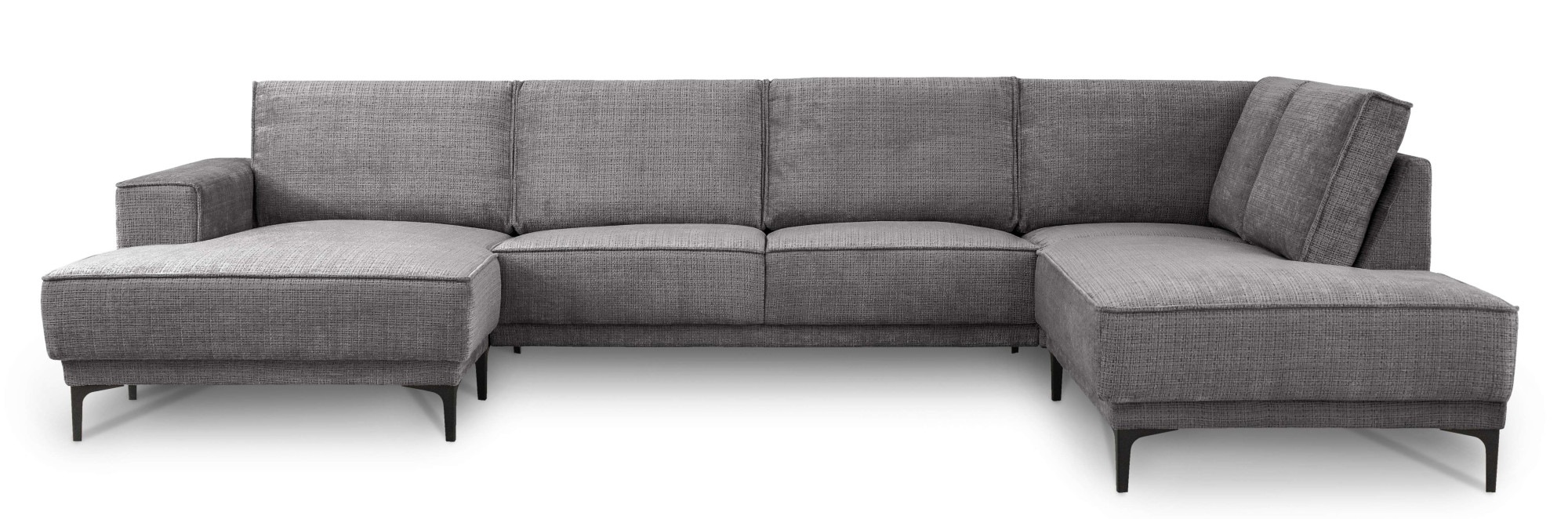 OTTO home Wohnlandschaft »XXL Sofa Oland, Struktur, Flachgewebe, Luxus-Micr günstig online kaufen