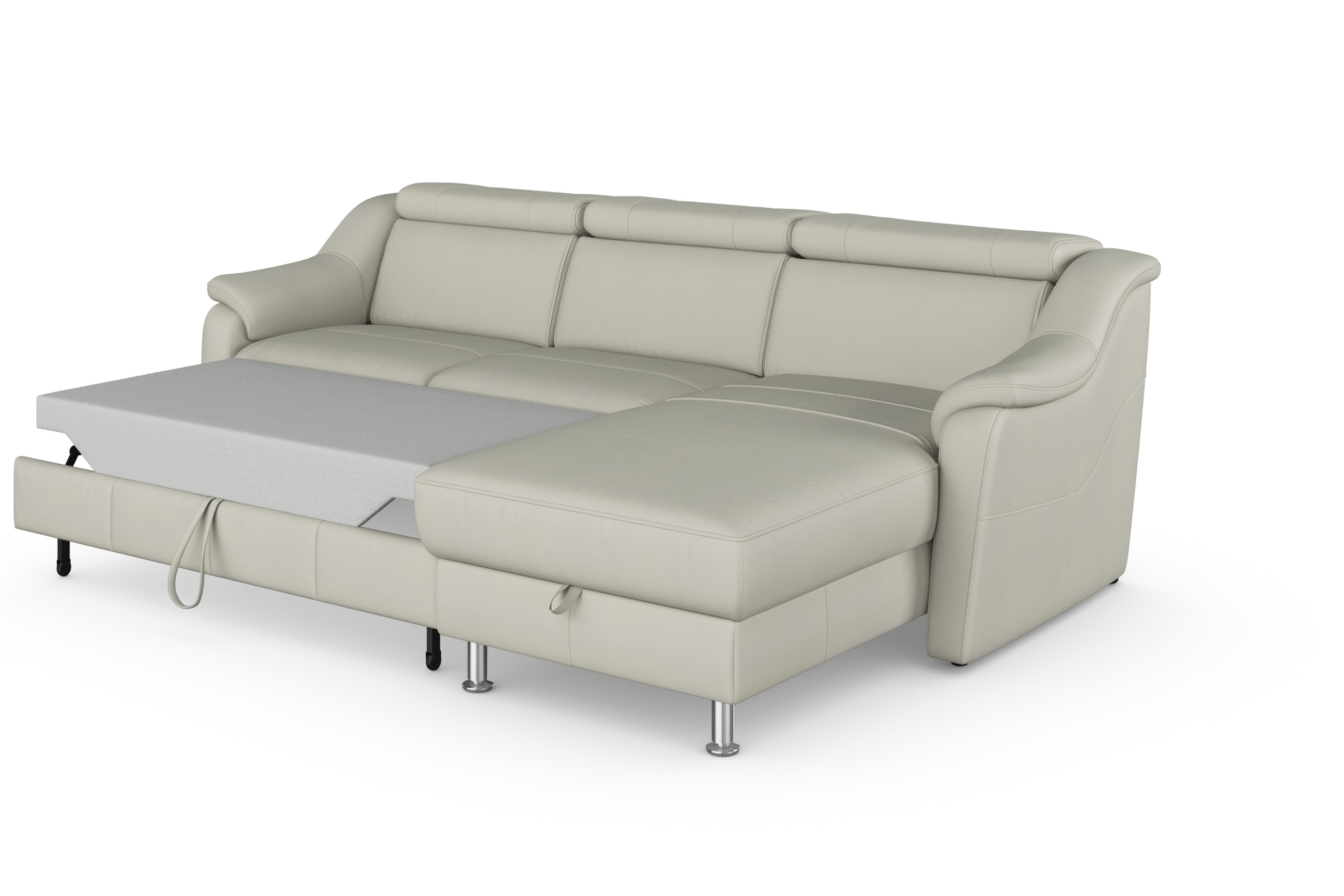 sit&more Ecksofa »Freetown L-Form«, inklusive Kopfteilverstellung und komfortablem Federkern