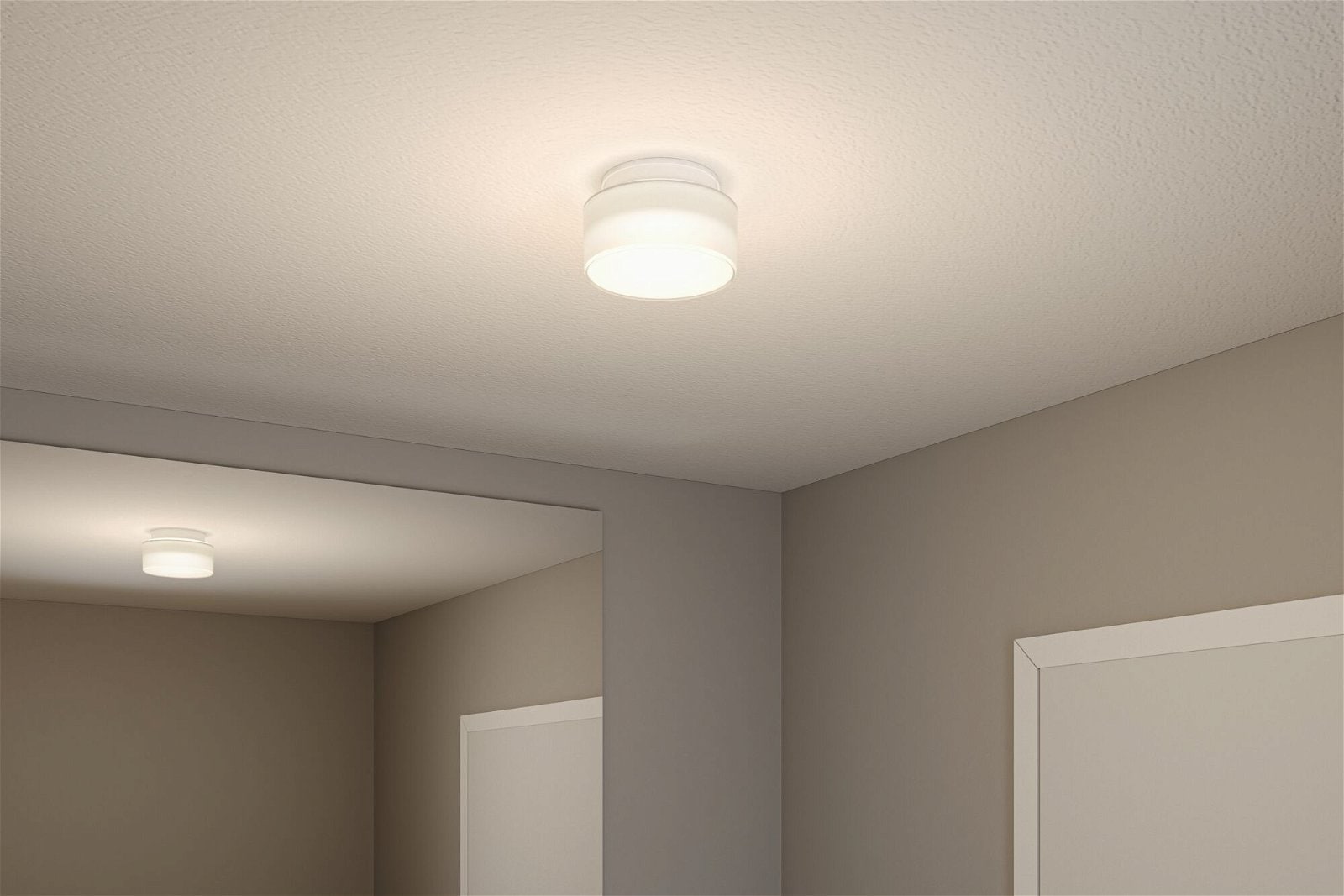 Paulmann LED Deckenleuchte »Selection Bathroom Maro IP44 1x6,8W rund 155mm 3000K Weiß Kunststoff«, 1 flammig