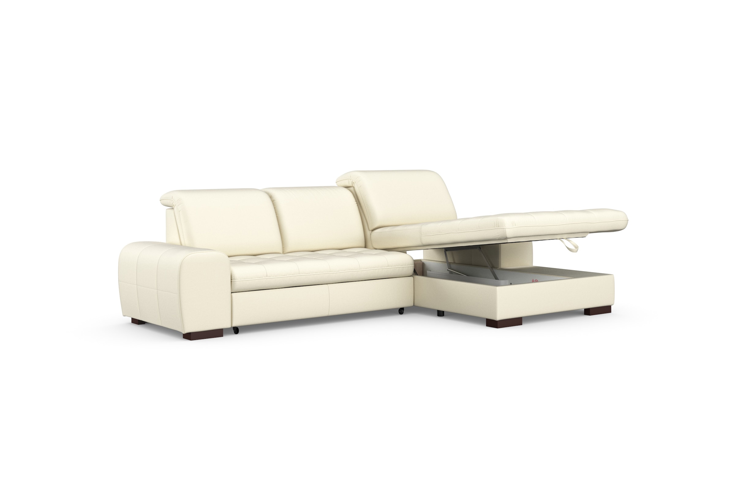sit&more Ecksofa »Luxor L-Form«, wahlweise mit Bettfunktion, Bettkasten und Kopfteilverstellung
