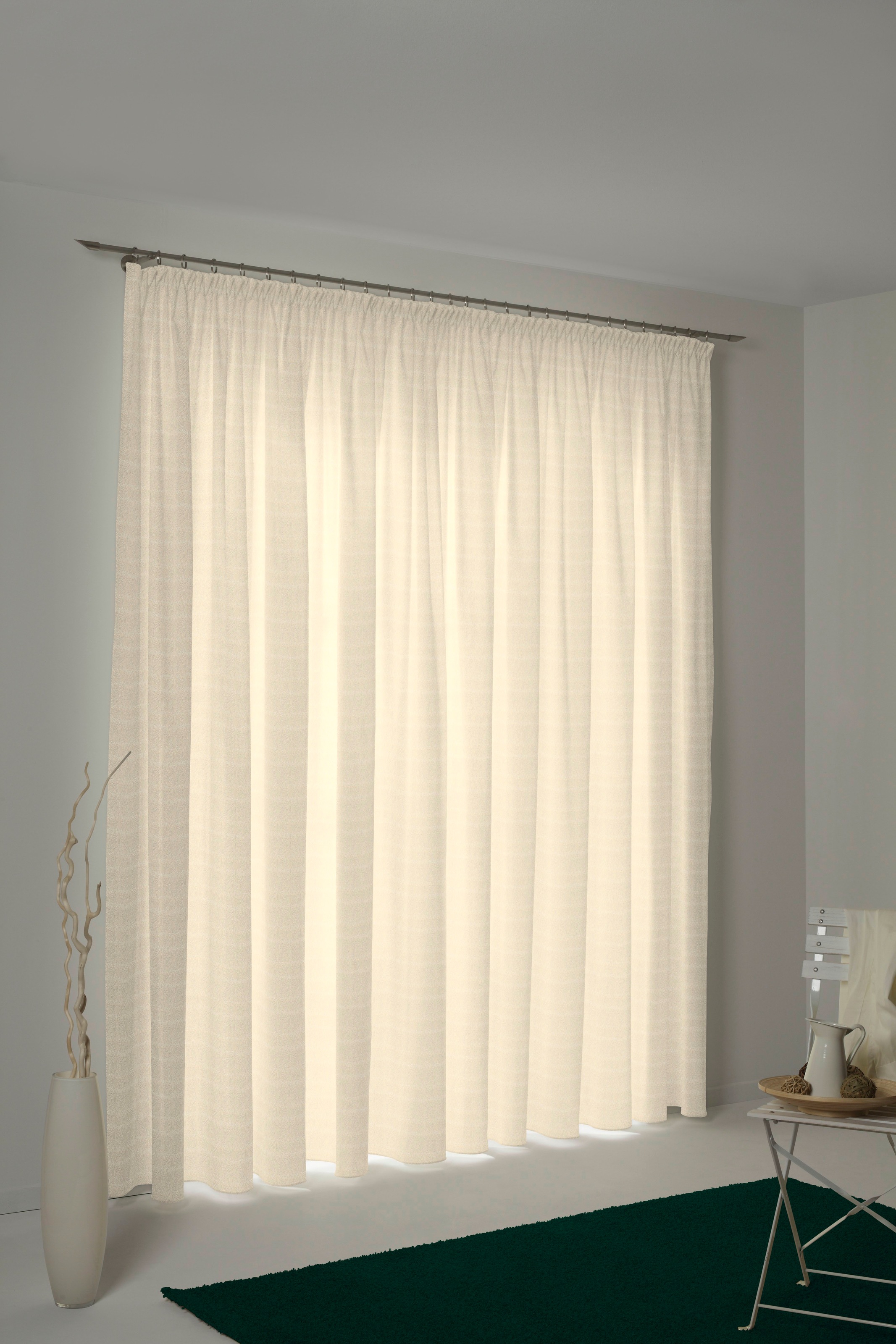 Adam Vorhang »Urban Cactus« Kräuselband 1 Stk. tlg. aus 100% Bio-Baumwolle günstig online kaufen