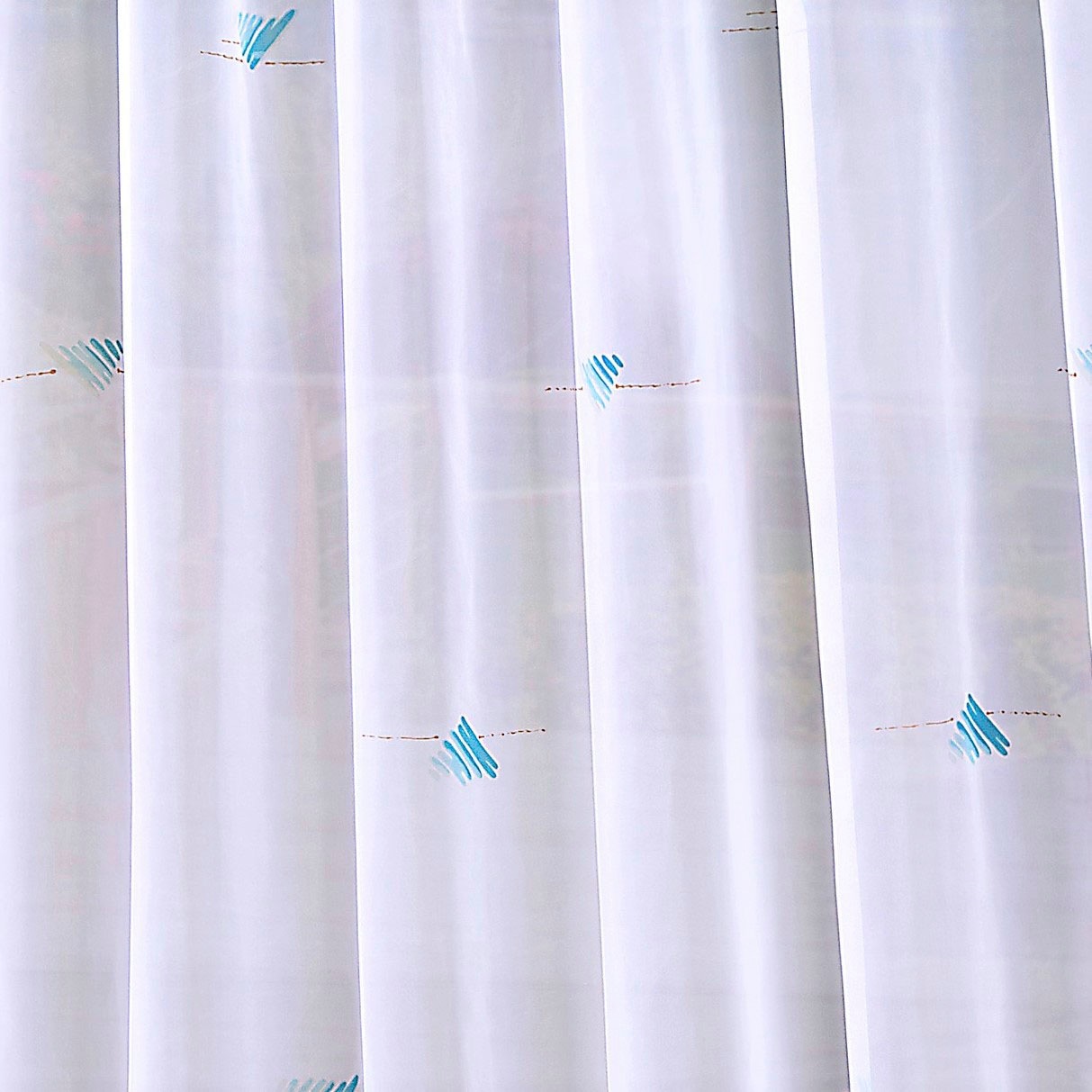 Weckbrodt Gardine »Lissi«, (1 St.), Voile, bedruckt, Allover, Motiv, halbtr günstig online kaufen