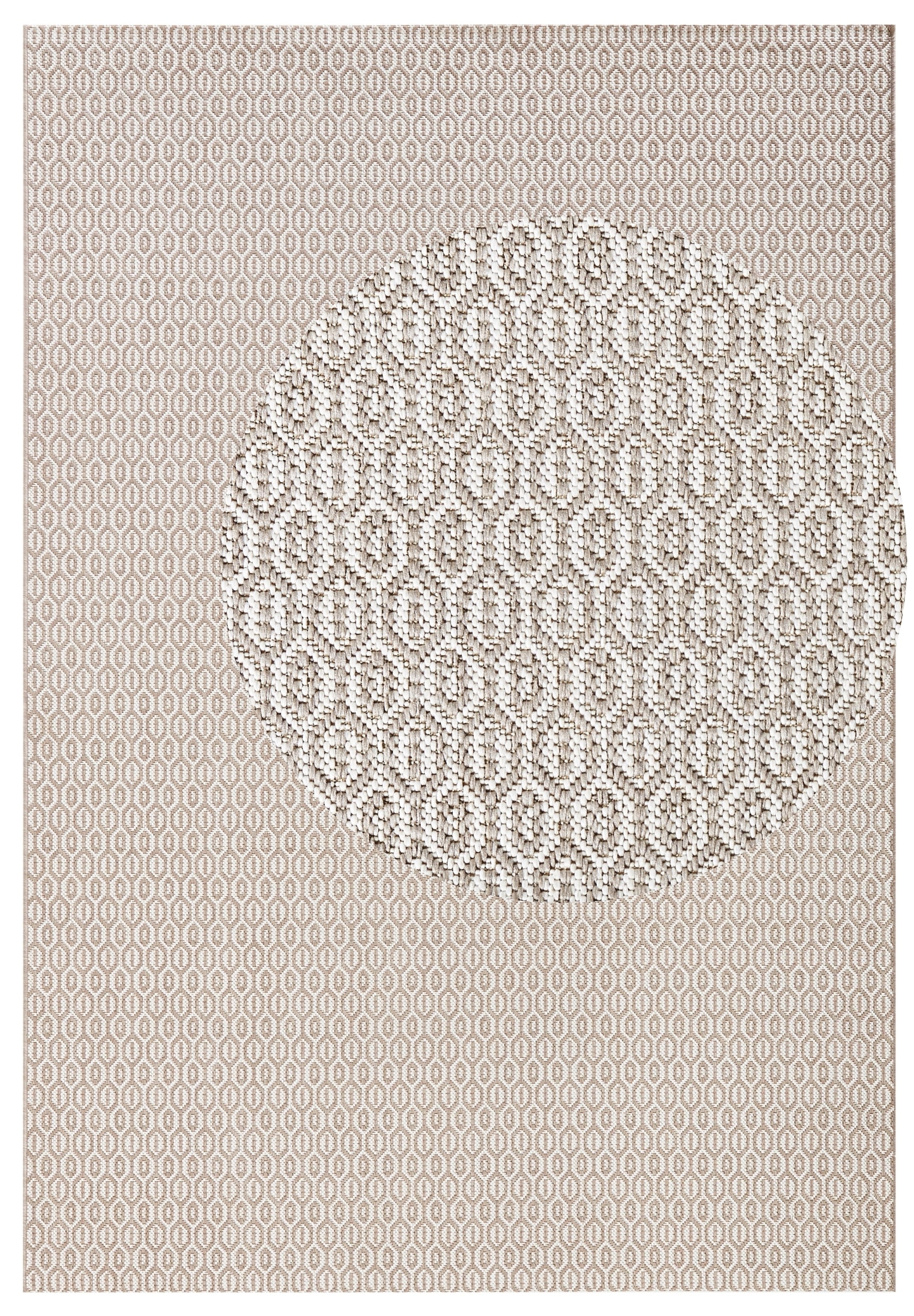 NORTHRUGS Teppich »Coin«, rechteckig, 8 mm Höhe, In-& Outdoor, Wetterfest, Balkon, Sisal-Optik, Wohnzimmer, Läufer