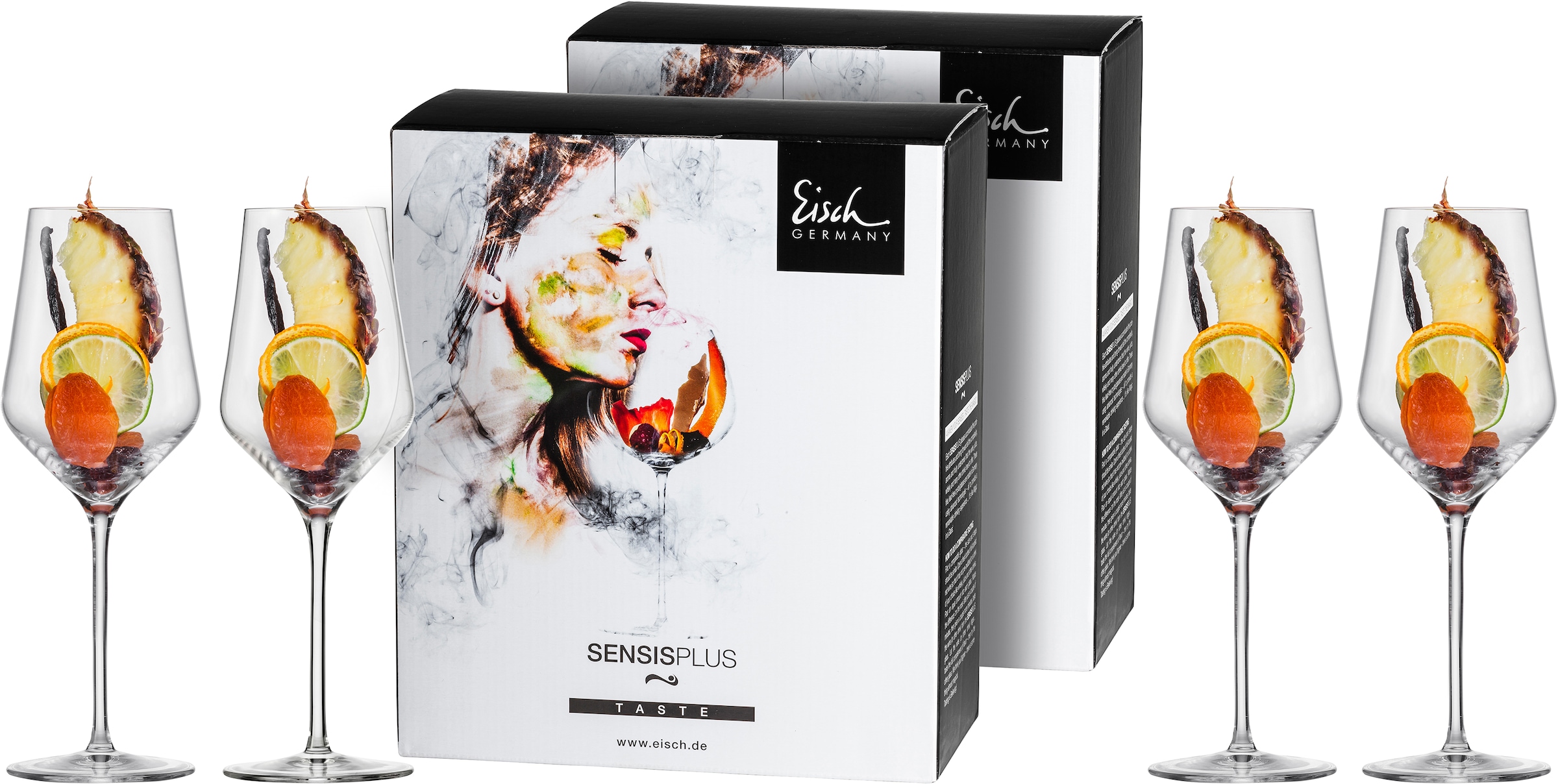 Eisch Weißweinglas »Sky SensisPlus«, (Set, 4 tlg.), bleifrei, 380 ml, 4-tei günstig online kaufen