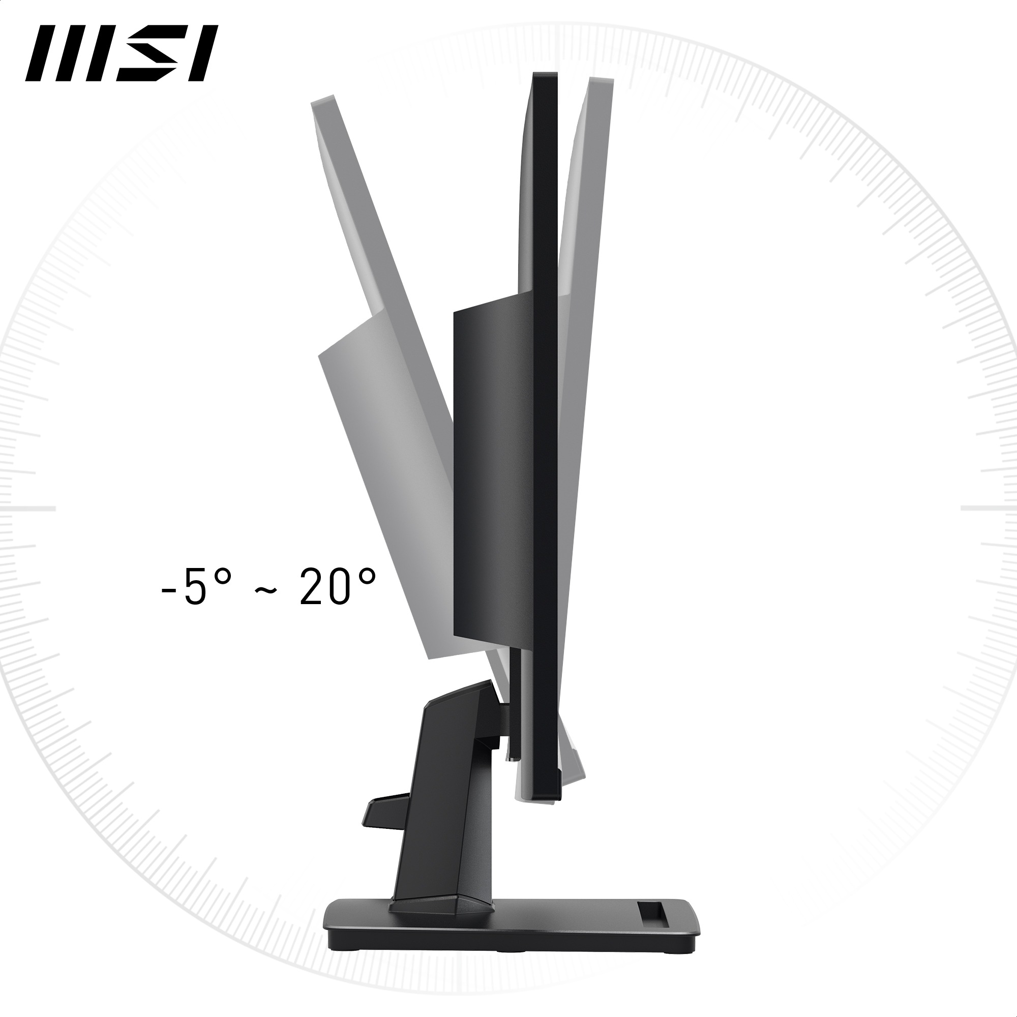 MSI LED-Monitor »PRO MP245G«, 60,5 cm/24 Zoll, 1920 x 1080 px, Full HD, 1 ms Reaktionszeit, 100 Hz, neigbar, 3 Jahre Herstellergarantie