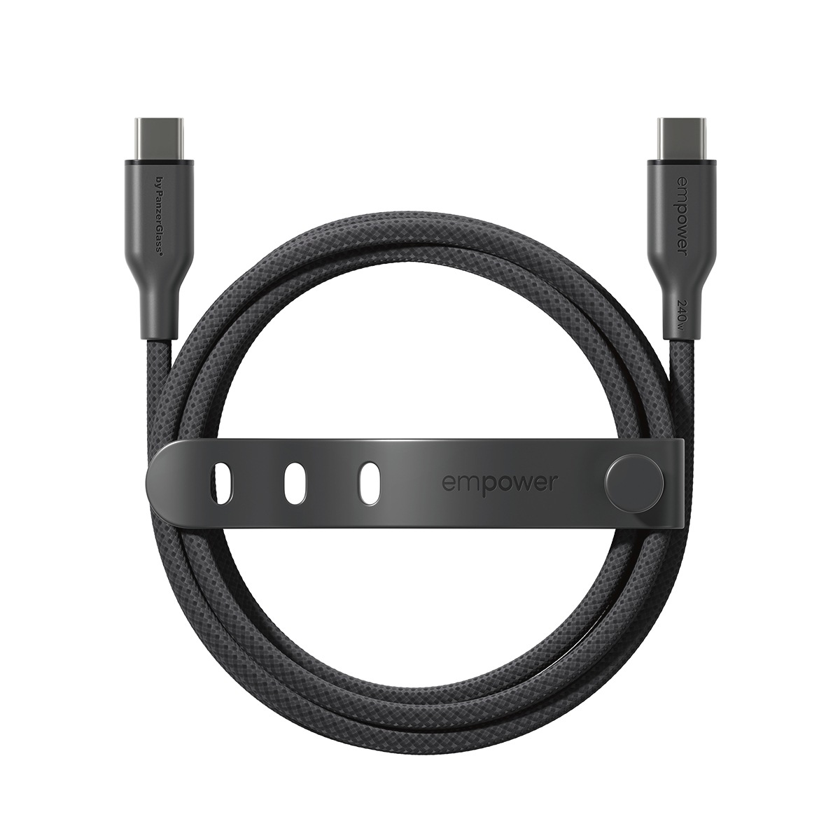 empower by PanzerGlass USB-Kabel »Racing 240W USB-C zu USB-C Kabel USB 2.0 2 m« USB-C 200 cm