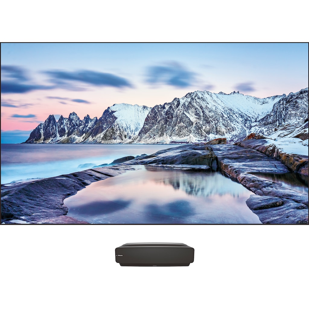 Hisense Laser-TV »100L5F-B12 (100 Zoll)«, Triple Tuner, inkl. Hard Panel