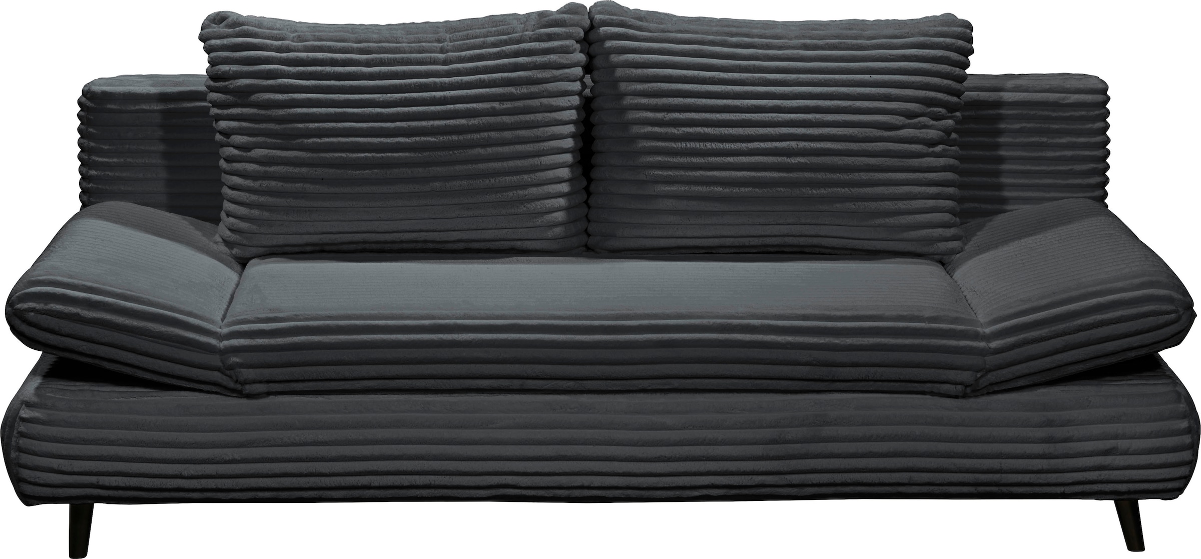 ED EXCITING DESIGN Schlafsofa »Sunny«, mit Bettkasten, Armteilverstellung & 2 Rückenkissen