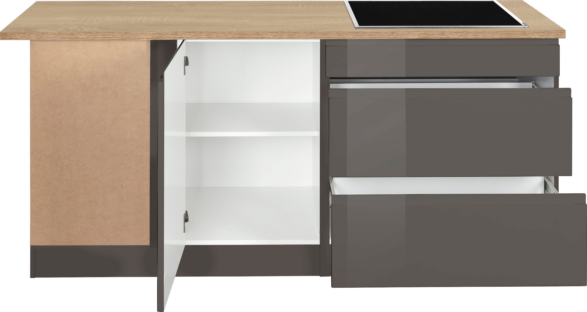 KOCHSTATION Winkelküche »KS-Virginia«, Stellbreite 230/190 cm, ohne E-Geräte