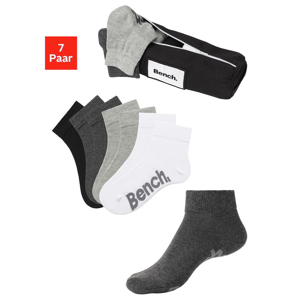 Bench. Kurzsocken, (Set, 7 Paar)