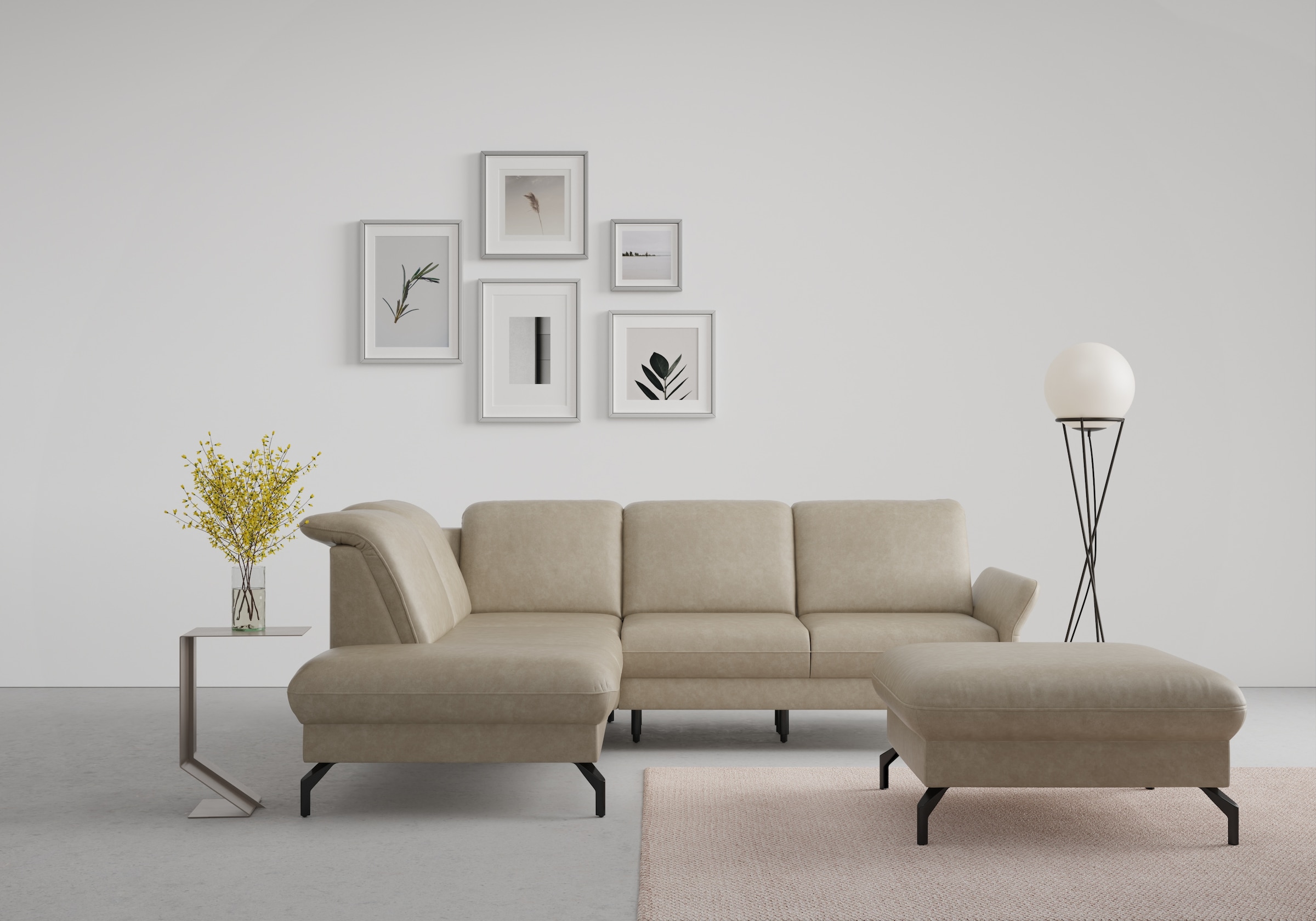 sit&more Ecksofa »Fashion L-Form«, wahlweise mit Kopfteilverstellung und Vo günstig online kaufen