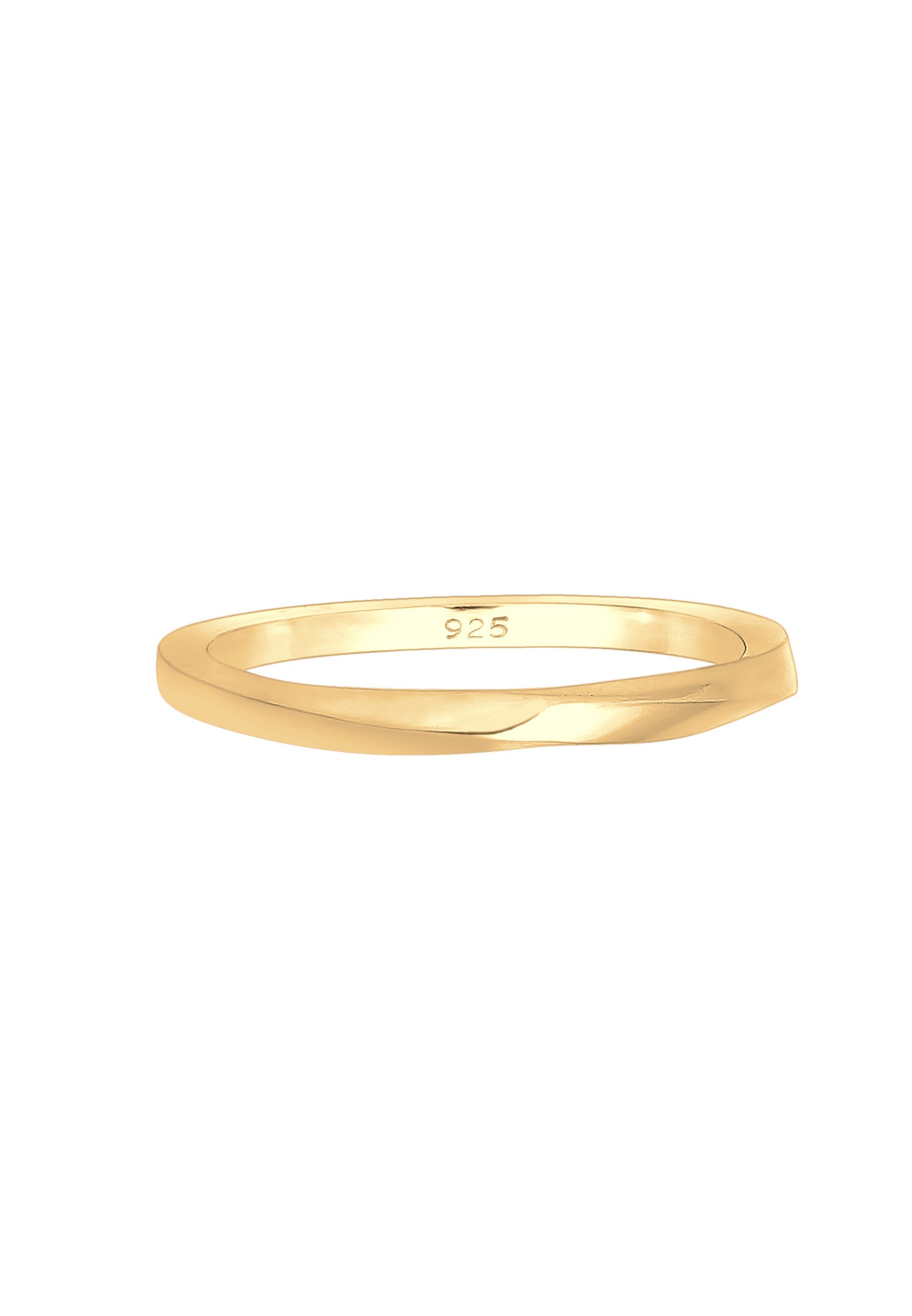 Elli Fingerring »Gedreht Trend Basic 925er Silber«