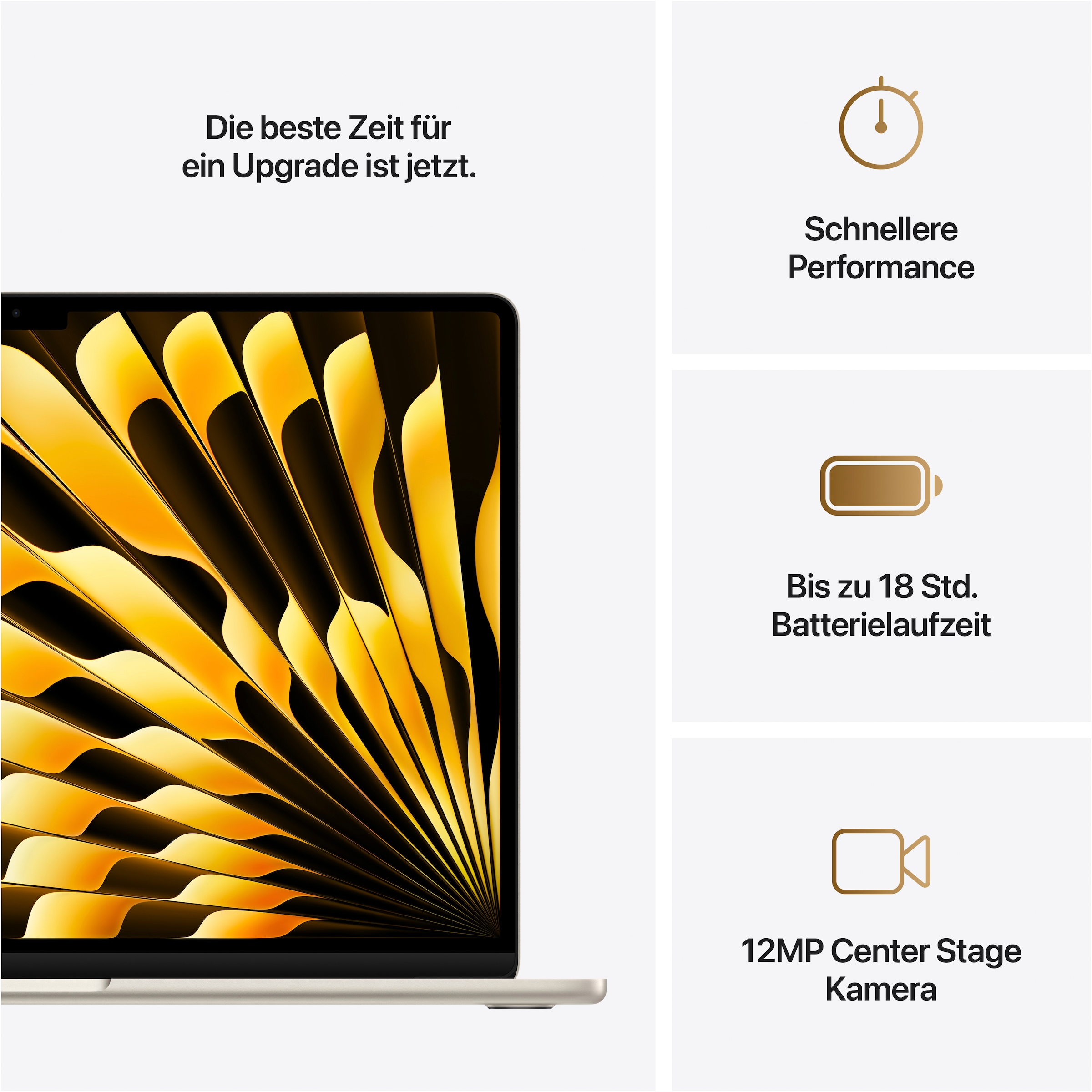 Apple Notebook »MacBook Air 15" (2025)«, 38,86 cm, / 15,3 Zoll, Apple, M4, 10-Core CPU, 256 GB SSD