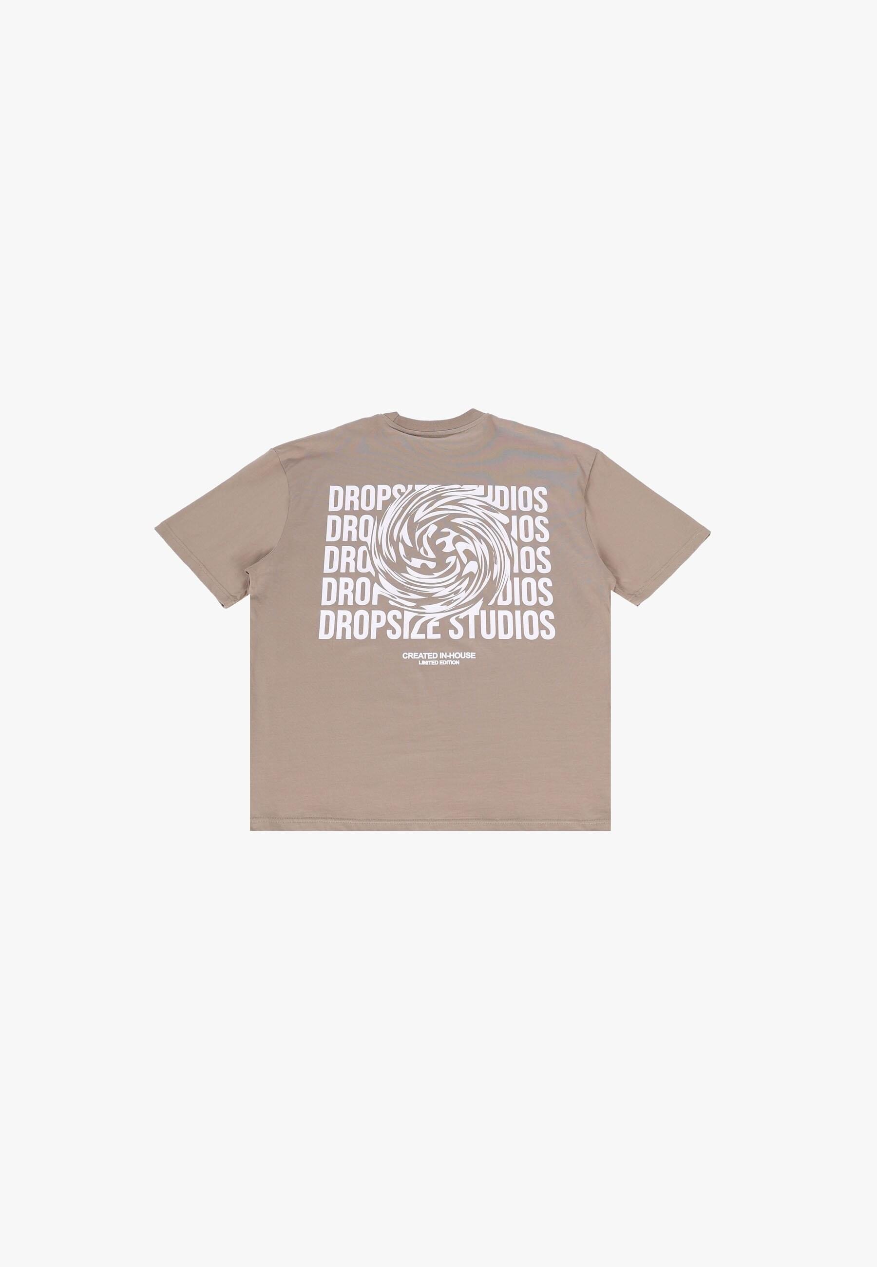 Dropsize T-Shirt »Dropsize HEAVY OVERSIZE DROPSIZE STUDIOS SWIRL T-SHIRT« 1 Stk. tlg.