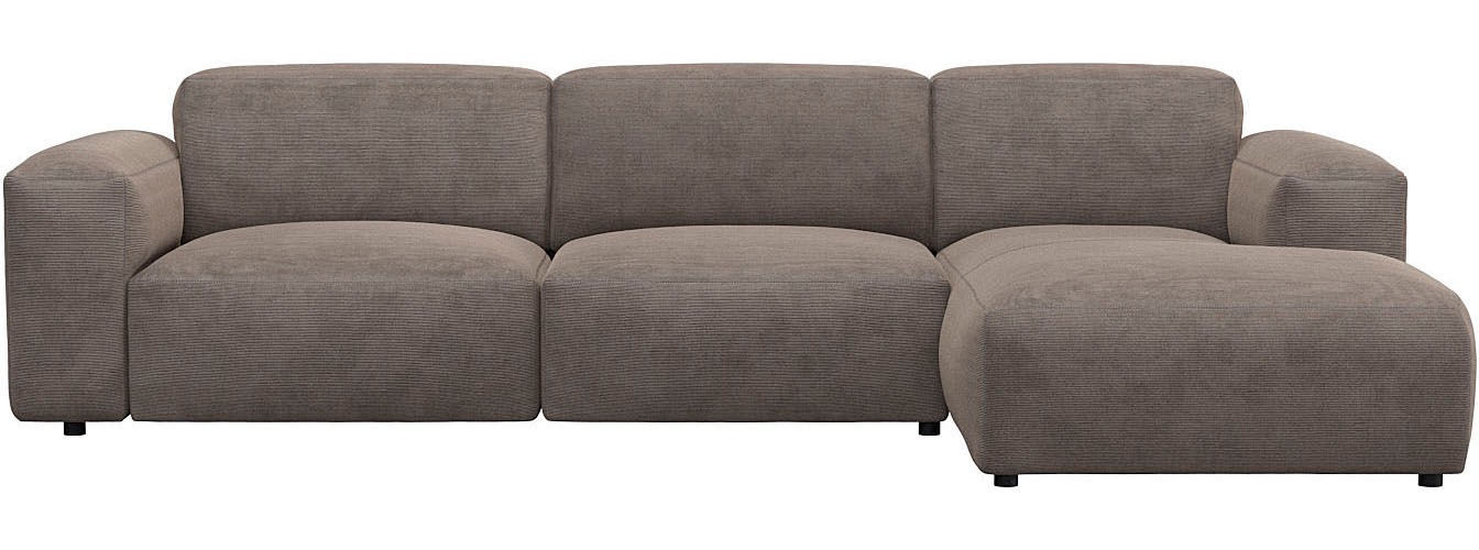 FLEXLUX Ecksofa »Lucera bequem und komfortabel durch hochwertigen Sitzaufba günstig online kaufen