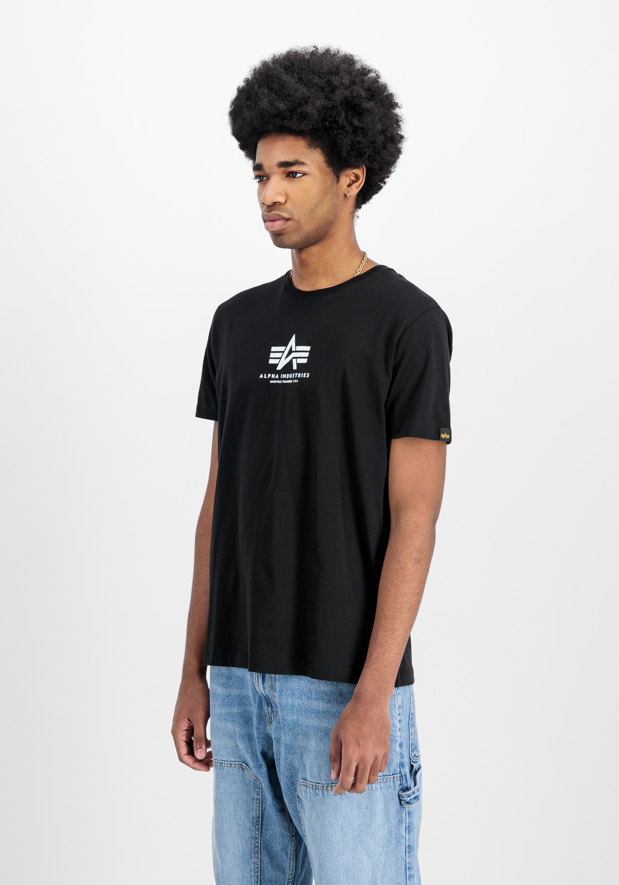 Alpha Industries T-Shirt »Alpha Industries Men - T-Shirts Basic T Mid Logo«