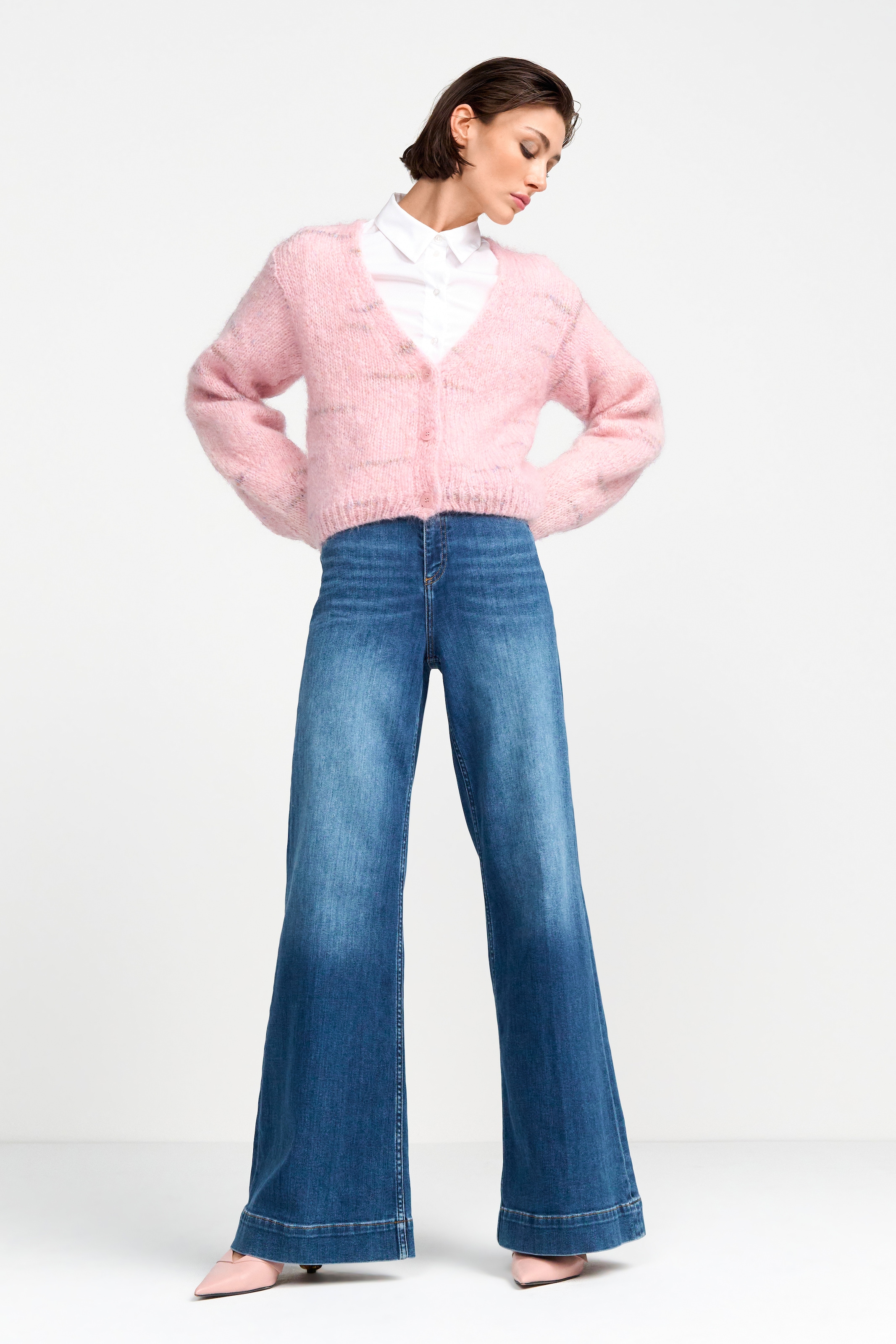 RICHROYAL Weite Jeans »NOS MR SC F Blue«