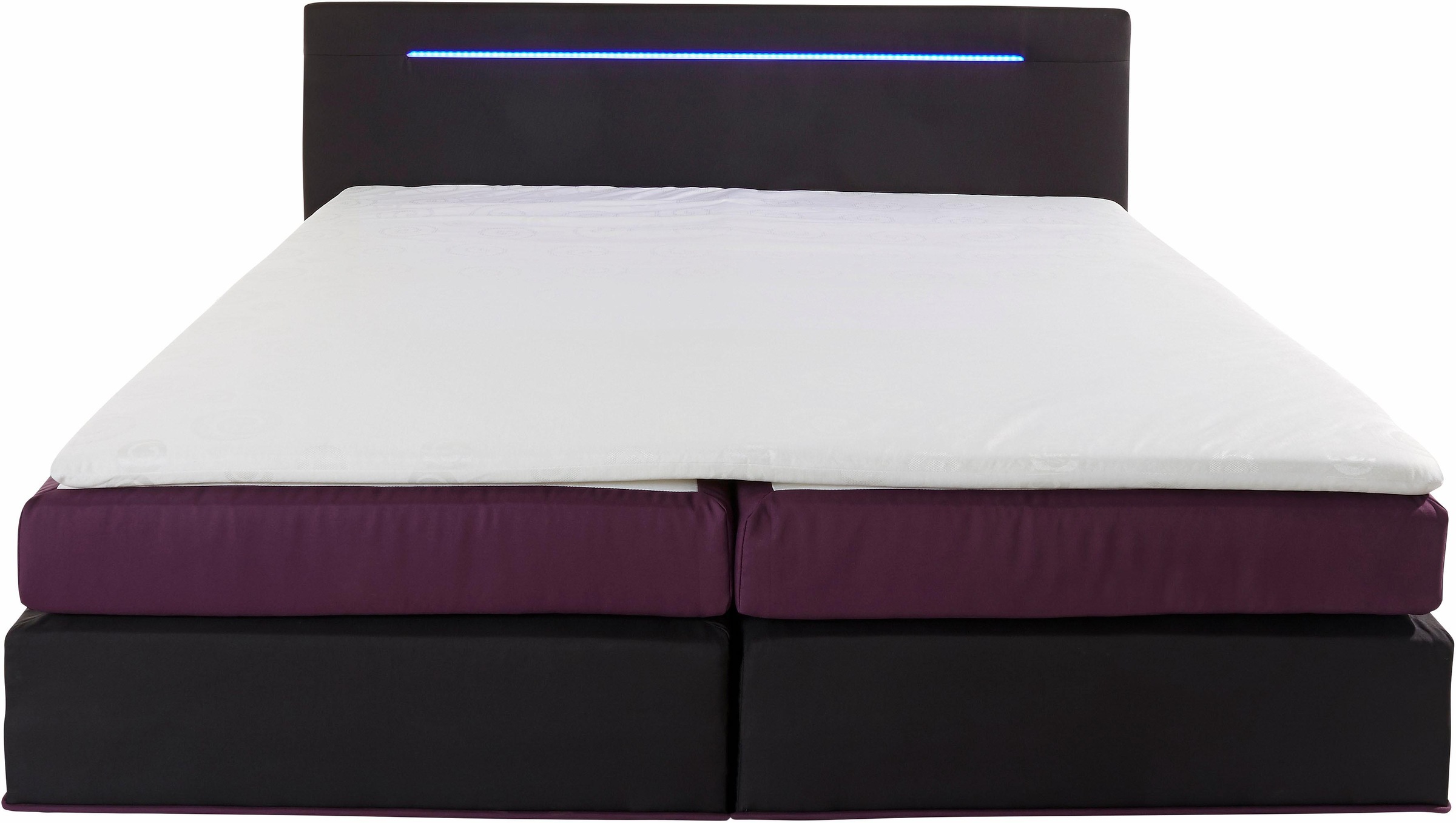 3. Bild von COLLECTION AB Boxspringbett, inkl. LED-Beleuchtung mit Farbwechsel und Topper