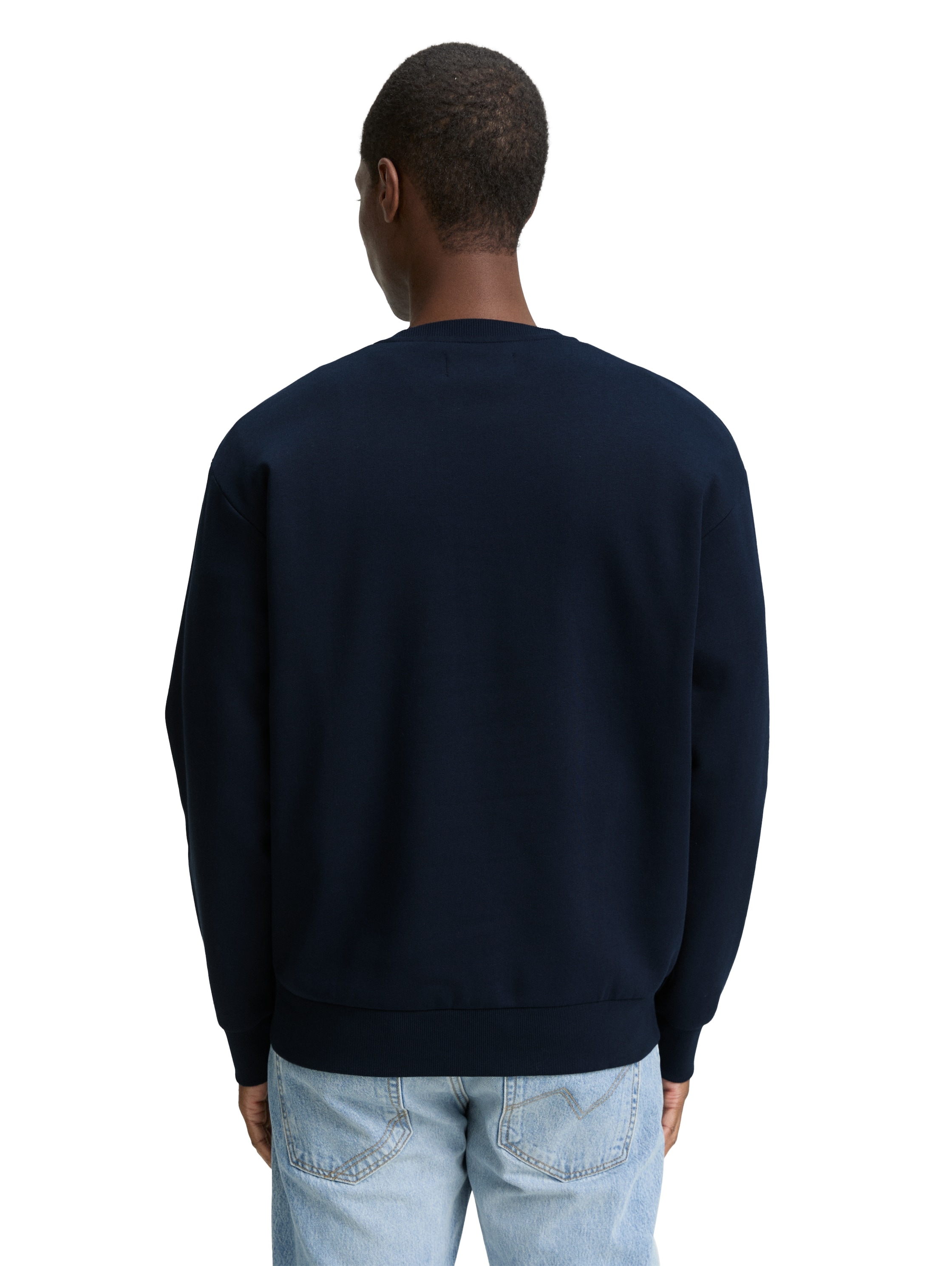 TOM TAILOR Denim Sweatshirt, mit Logo-Print