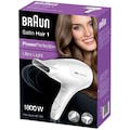 Braun Haartrockner »Braun Satin Hair 1 Power Perfection«, 1800 W, Kompakt und ergonomisch