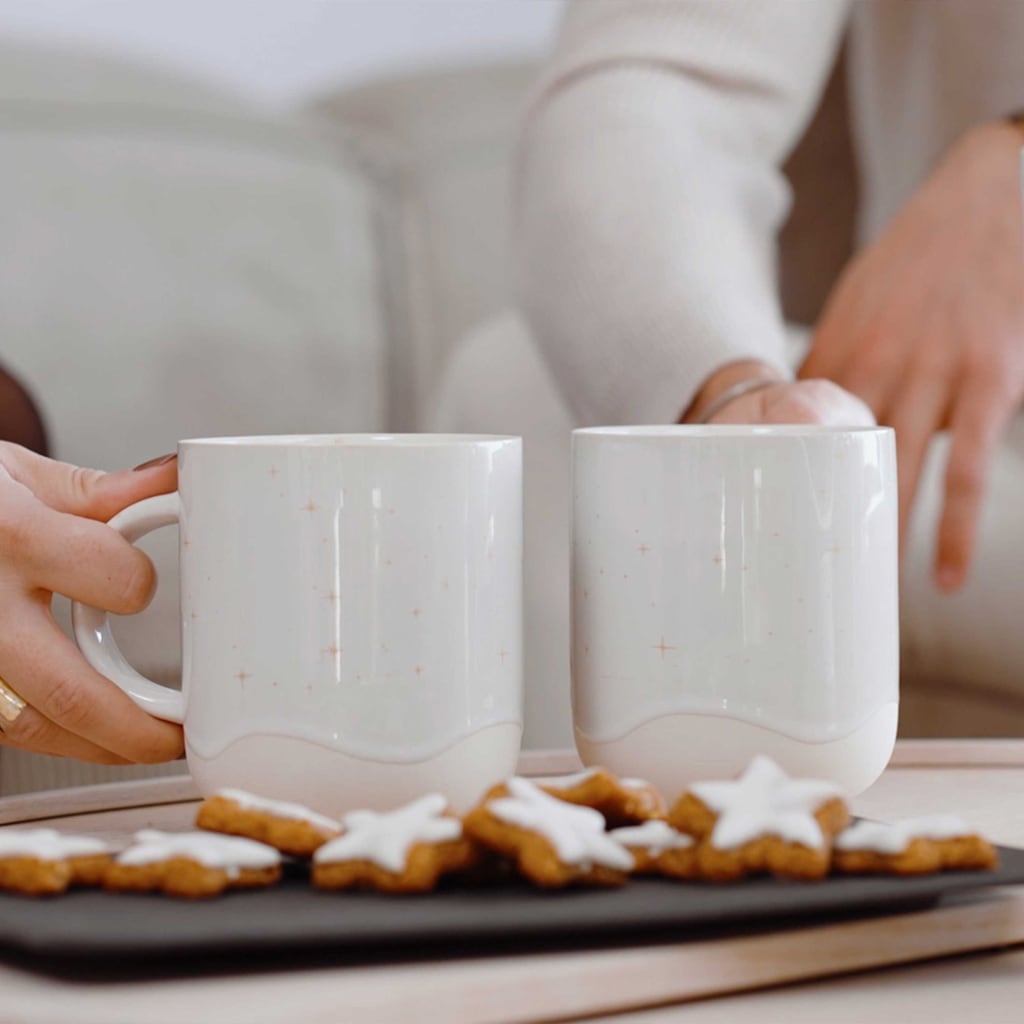 like. by Villeroy & Boch Becher »Henkelbecher Winter Glow 360 ml 6er Set beige«