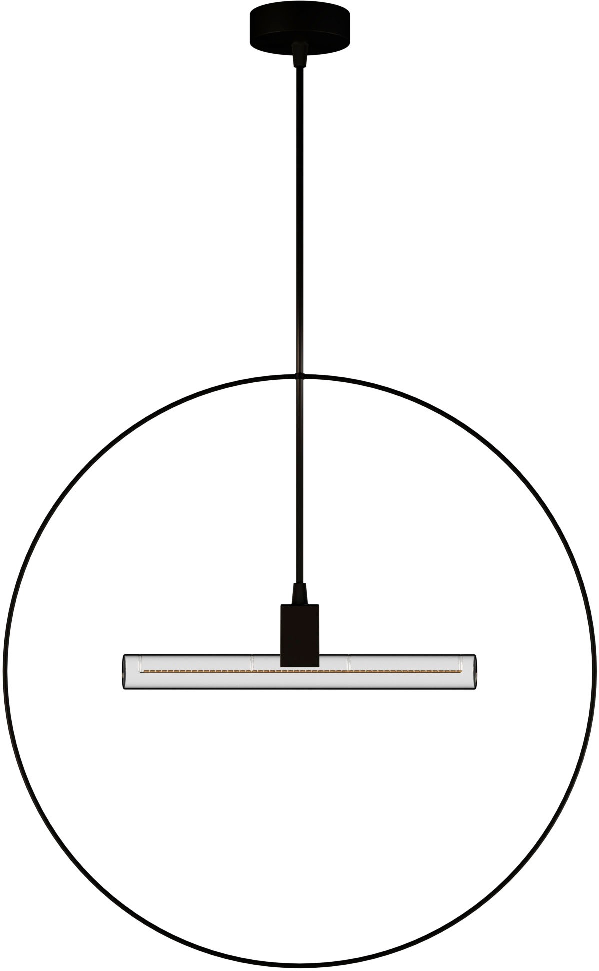 SEGULA Pendelleuchte »Syntax«, Stylisher Minimalismus, schwarzes Metall, mi günstig online kaufen