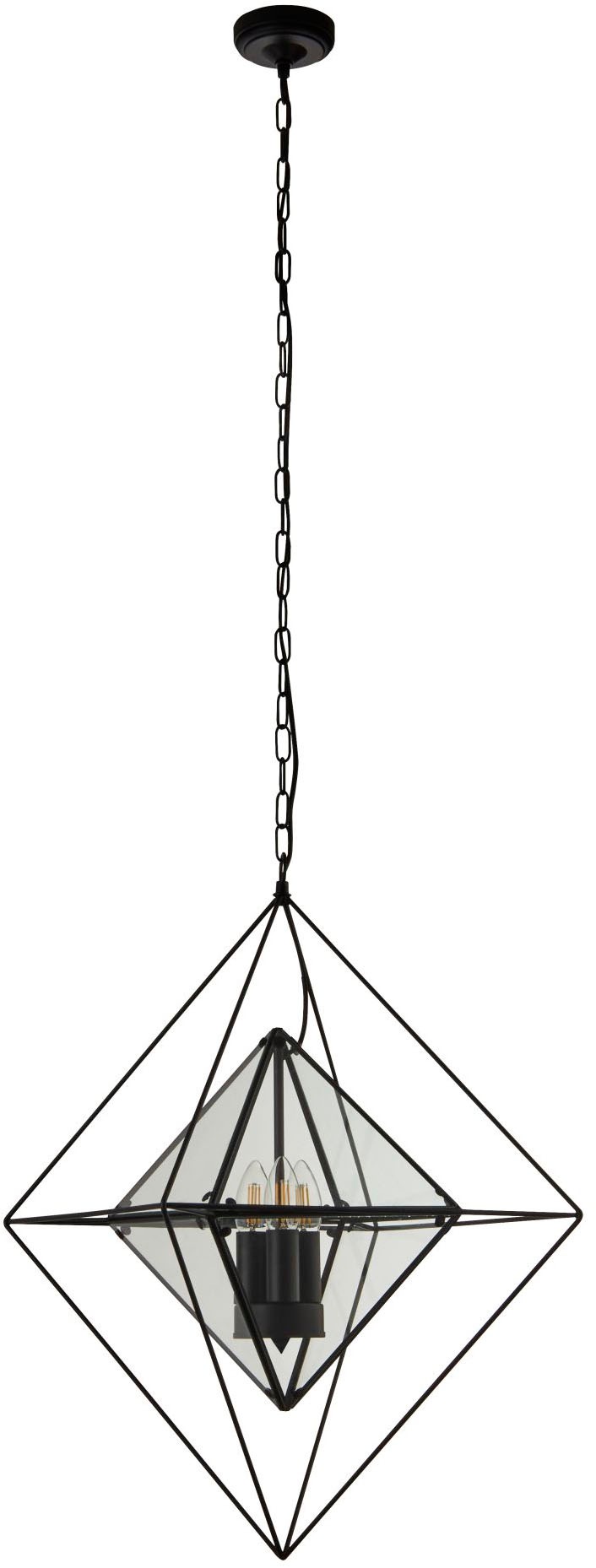 Searchlight Hängeleuchte »Hängeleuchte Diamond, 3-flammig« E14 1 Stk. Minim günstig online kaufen