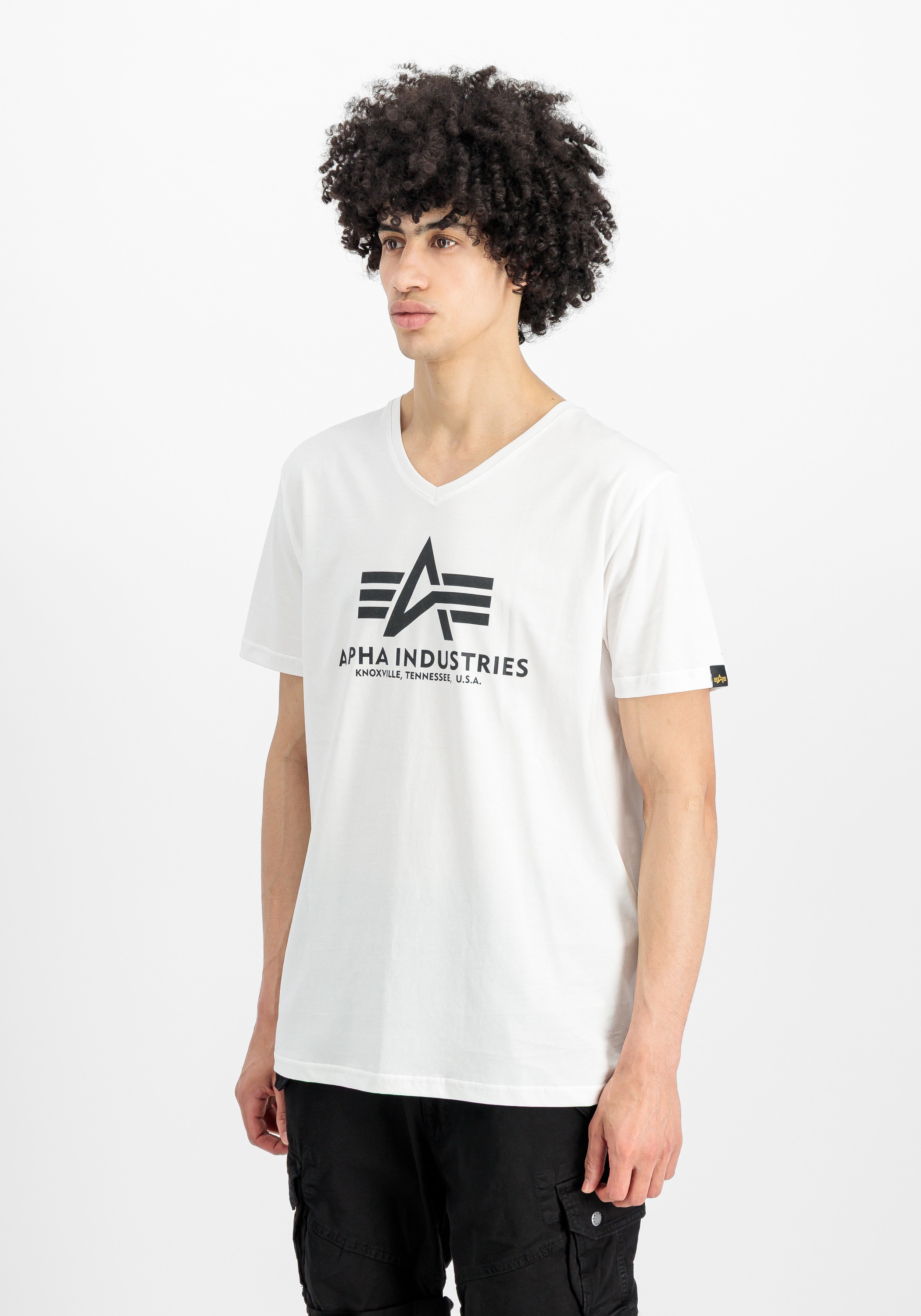 Alpha Industries T-Shirt »Alpha Industries Men - T-Shirts Basic V-Neck T«