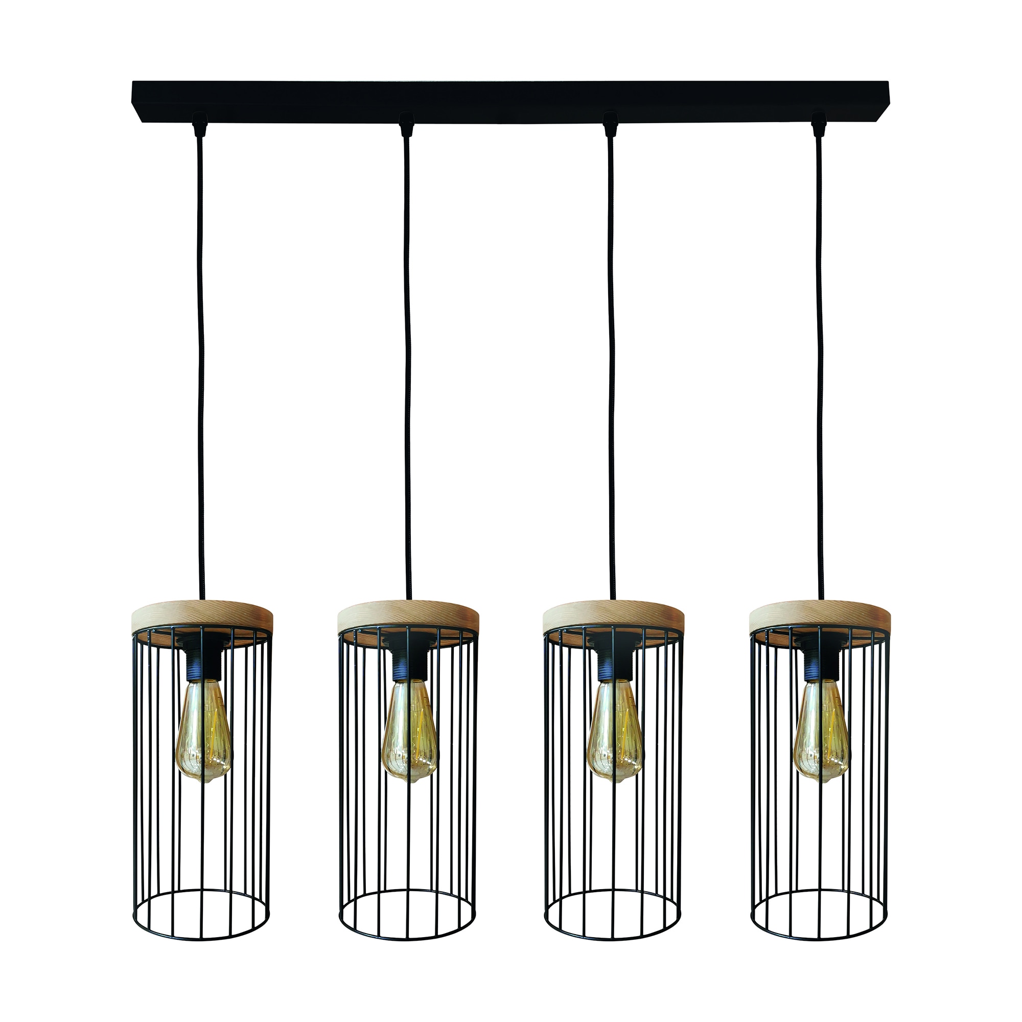 BRITOP LIGHTING Pendelleuchte »TIMEO WOOD MAX«, Leuchtmittel E27   ohne Leu günstig online kaufen