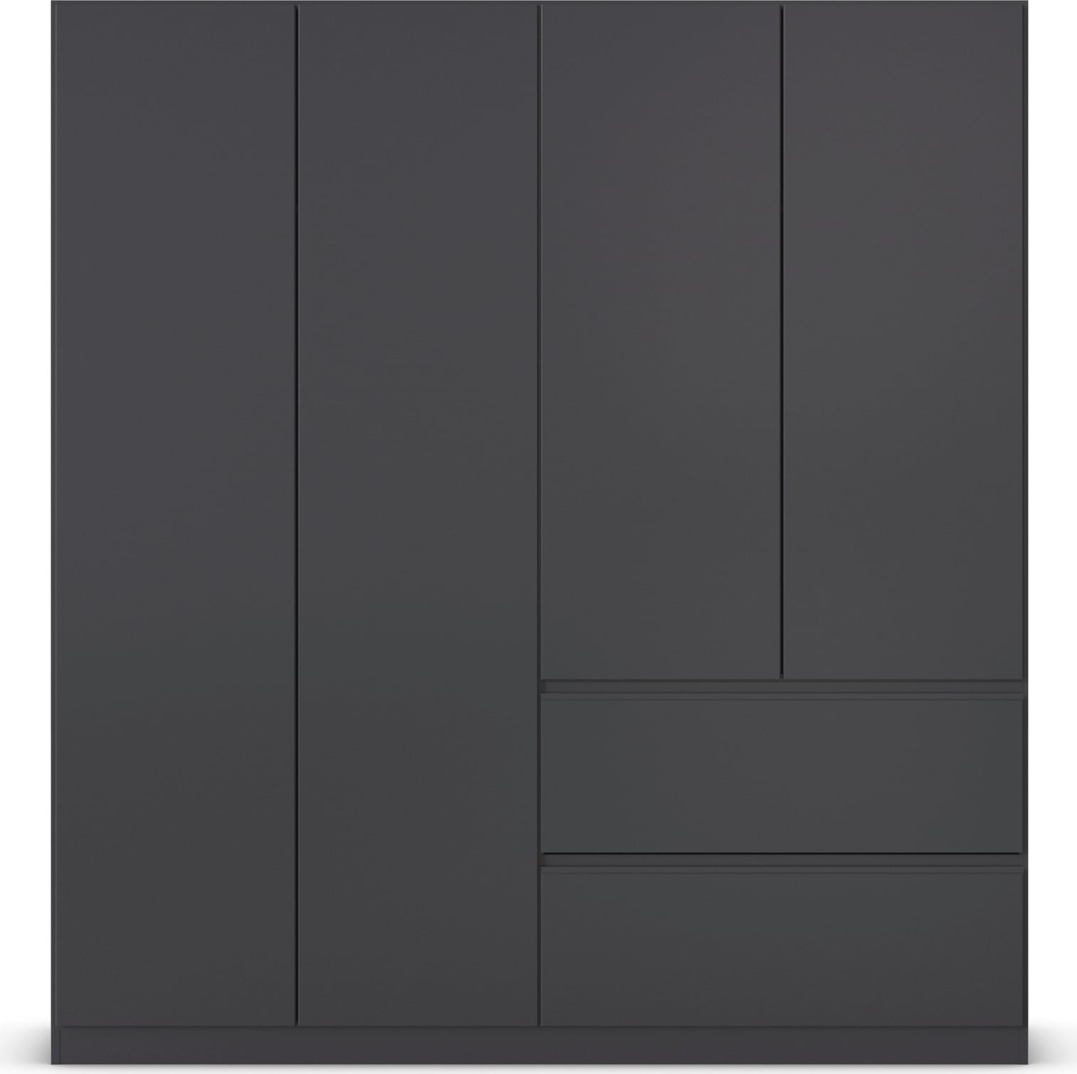 rauch Drehtürenschrank »Kleiderschrank Schrank Garderobe Wäscheschrank COSTA in 3 Breiten«, viel Platz, grifflose Front und Push-to-Open Funktion MADE IN GERMANY