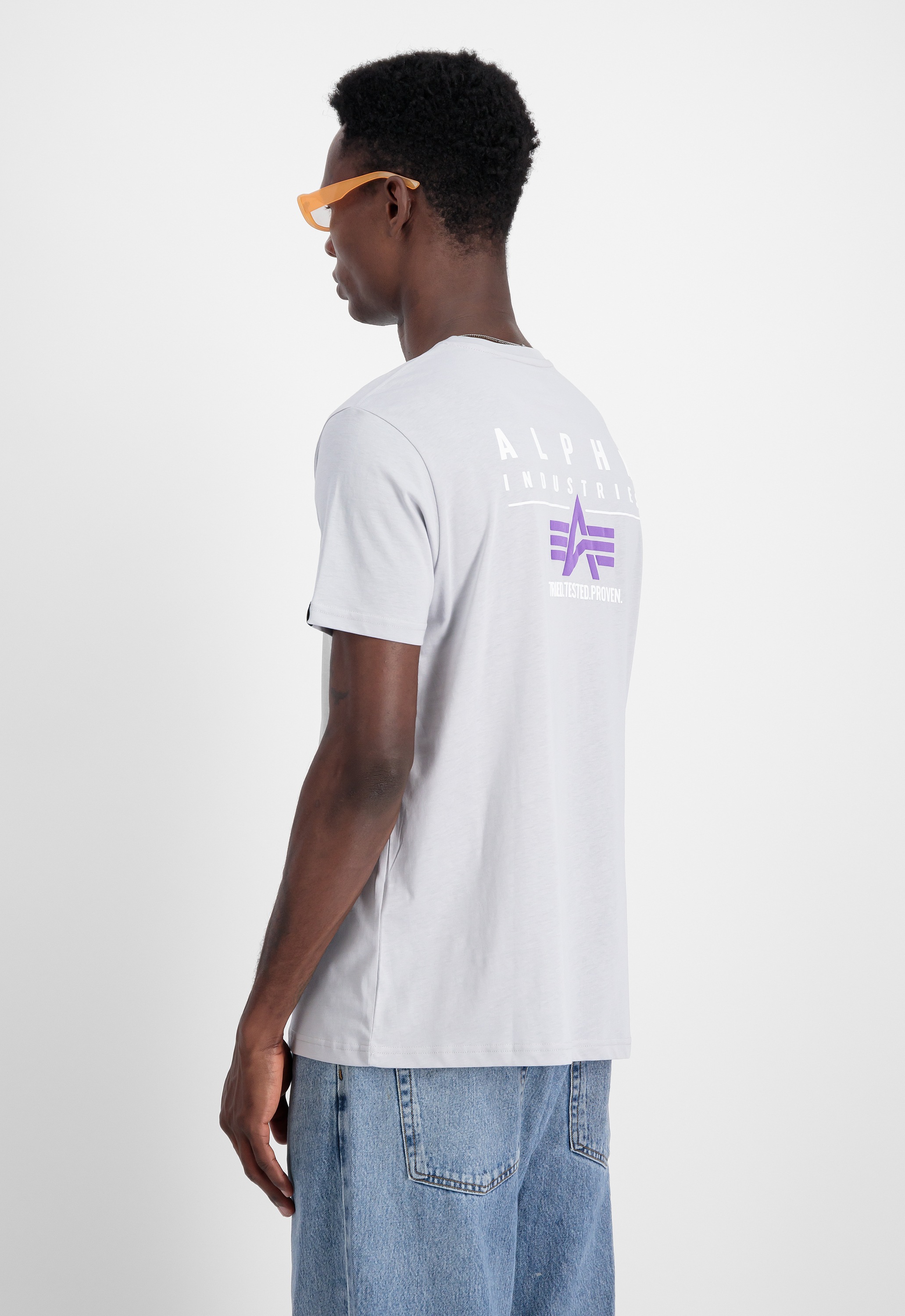 Alpha Industries T-Shirt »Puff Print Logo Backprint T-Shirt«