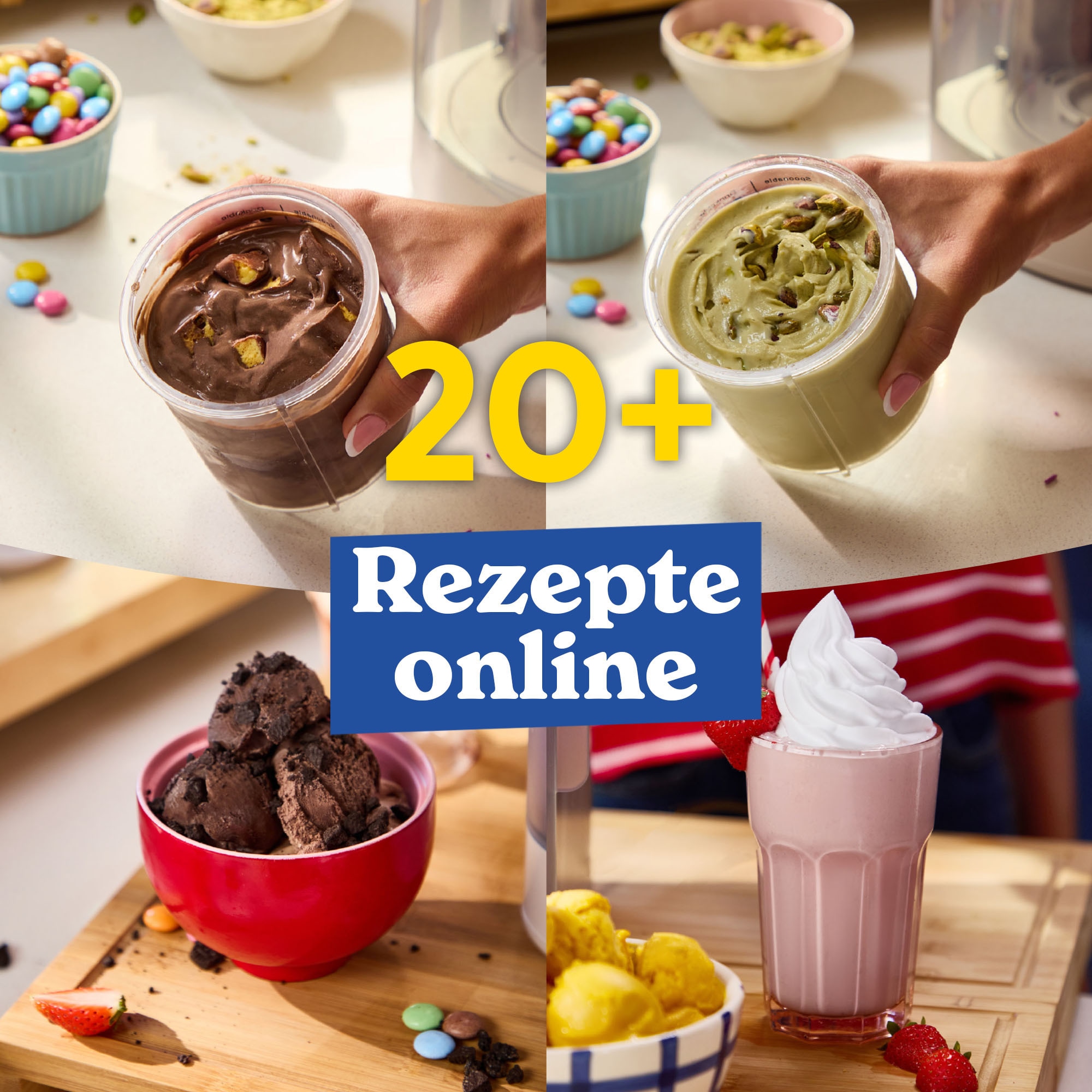 RUSSELL HOBBS Eismaschine »Chilluxe 28750-56« für Eiscreme, Sorbet, FrozenYoghurt & Milkshake
