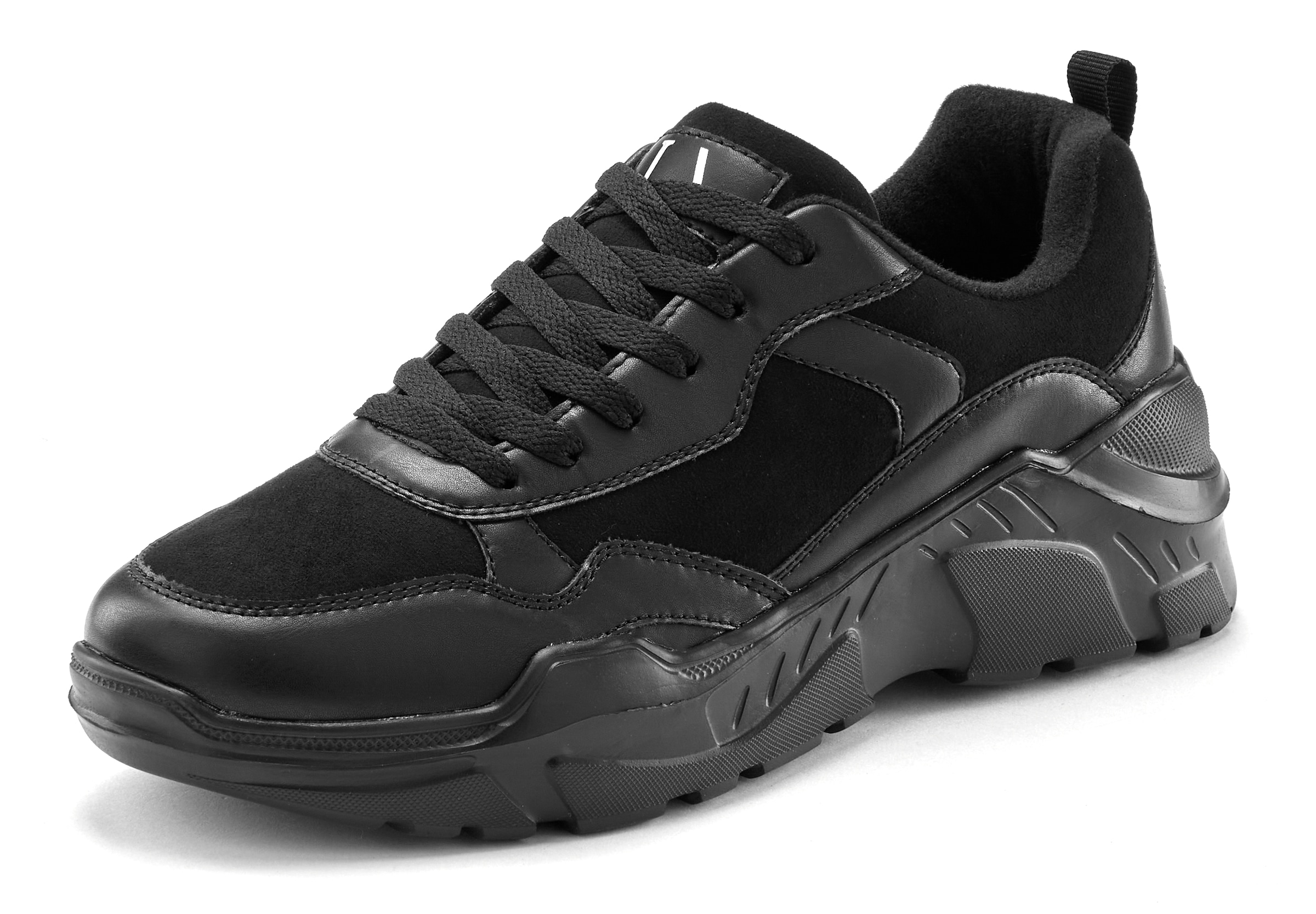 LASCANA Sneaker  Halbschuh, Sportschuh, leichte Chunky Sohle, weiche Innensohle VEGAN