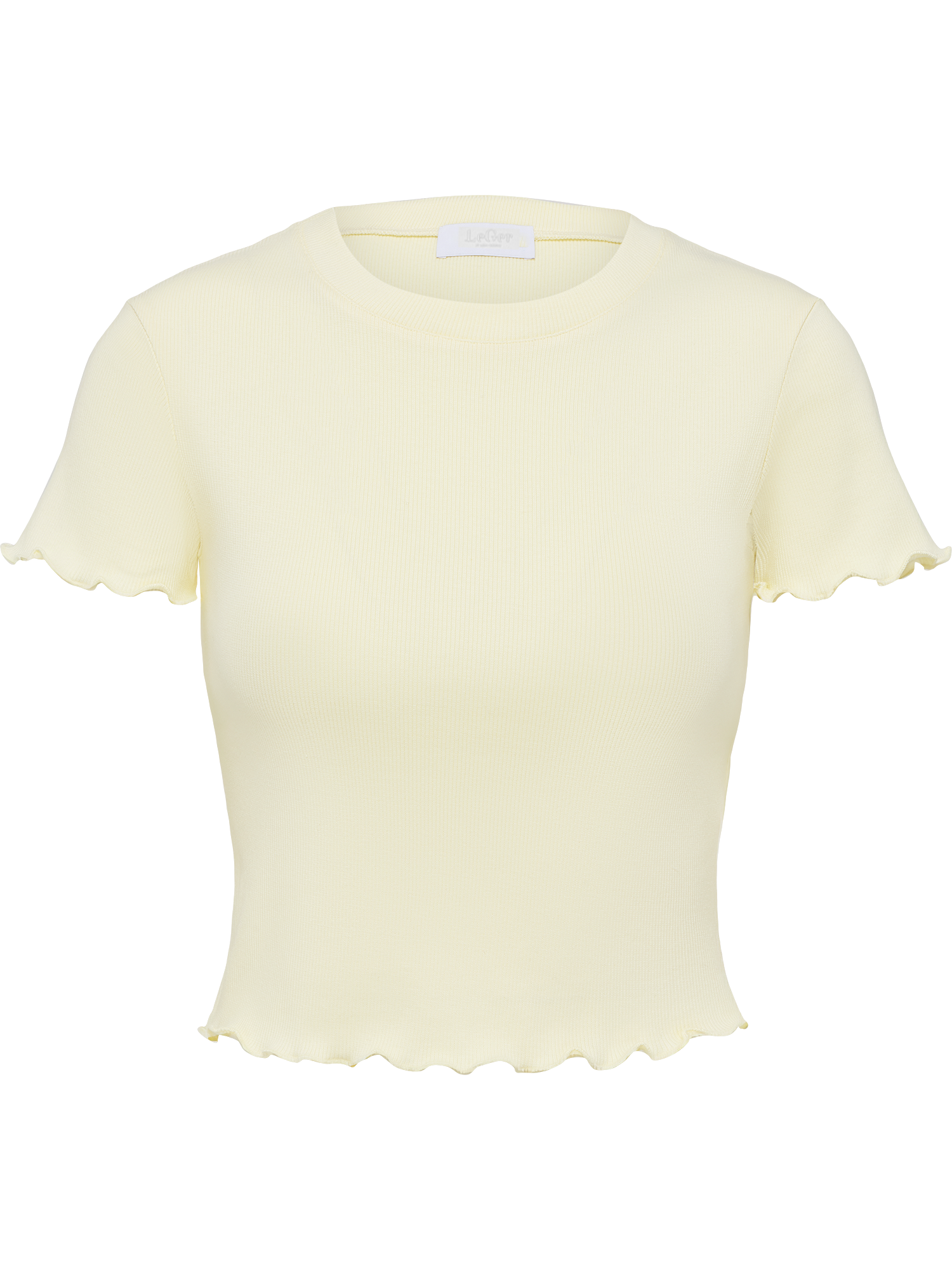 LeGer T-Shirt »Teresa, LeGer by Lena Gercke« mit Rippstruktur, kurze Form, slim fit
