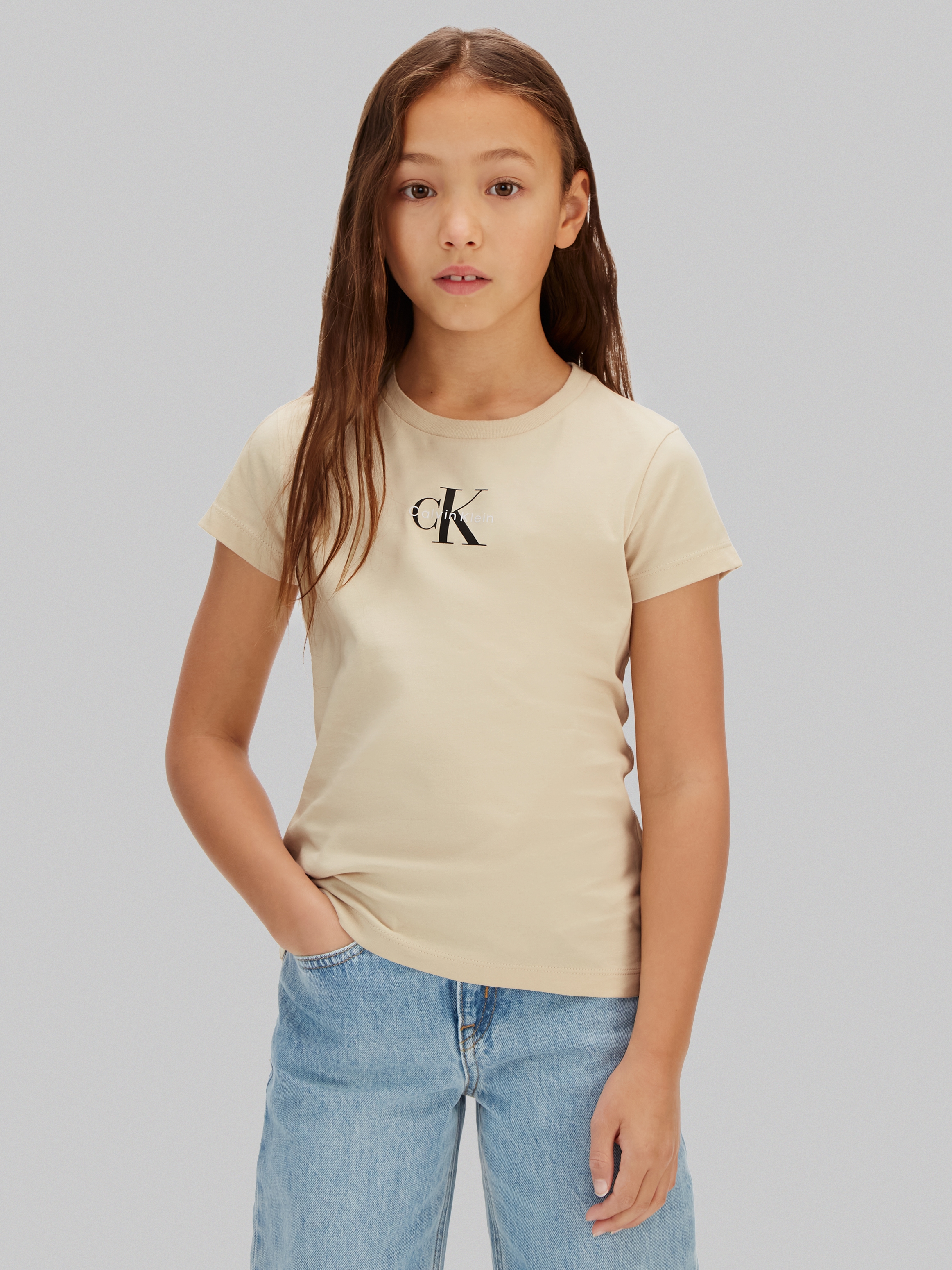 Calvin Klein Jeans T-Shirt »2-PACK TEE« Set, 2 Regular fit mit Markenlogo